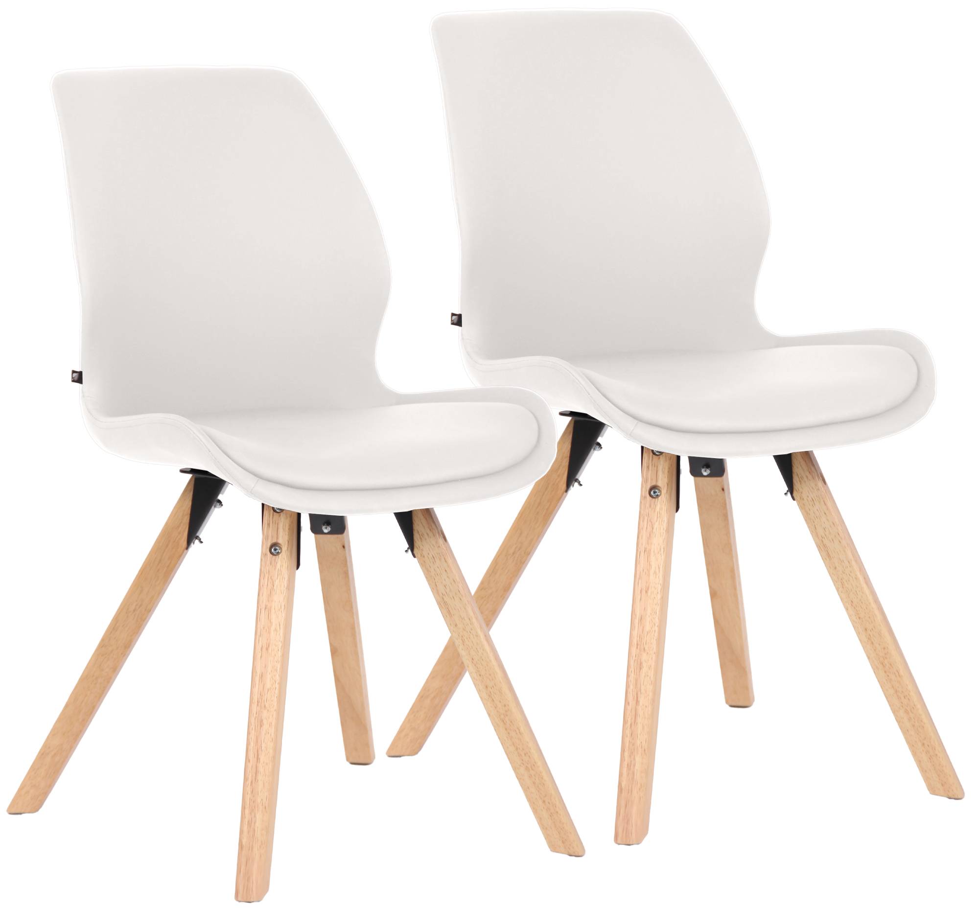 Lot de 2 chaises de salle a manger Luna