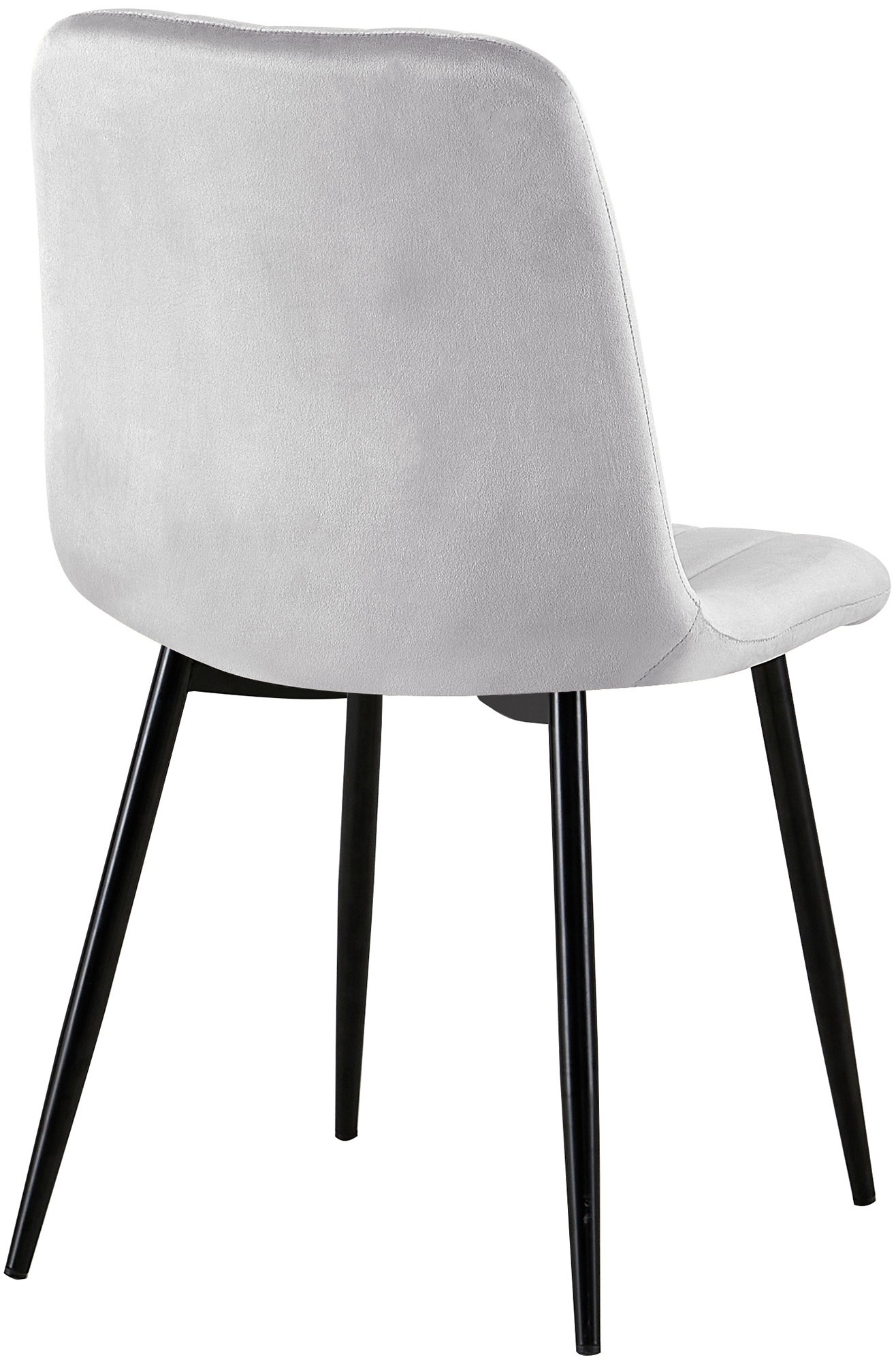 Lot de 4 Chaises de salle à manger Dijon avec Piètement en métal noir