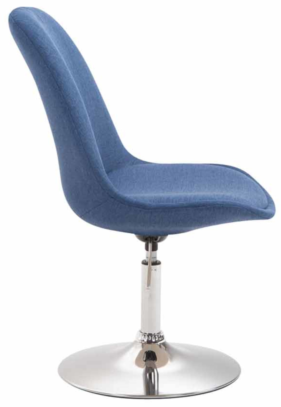 Lot de 4 Chaises de salle à manger Maverick tissu avec pied trompette