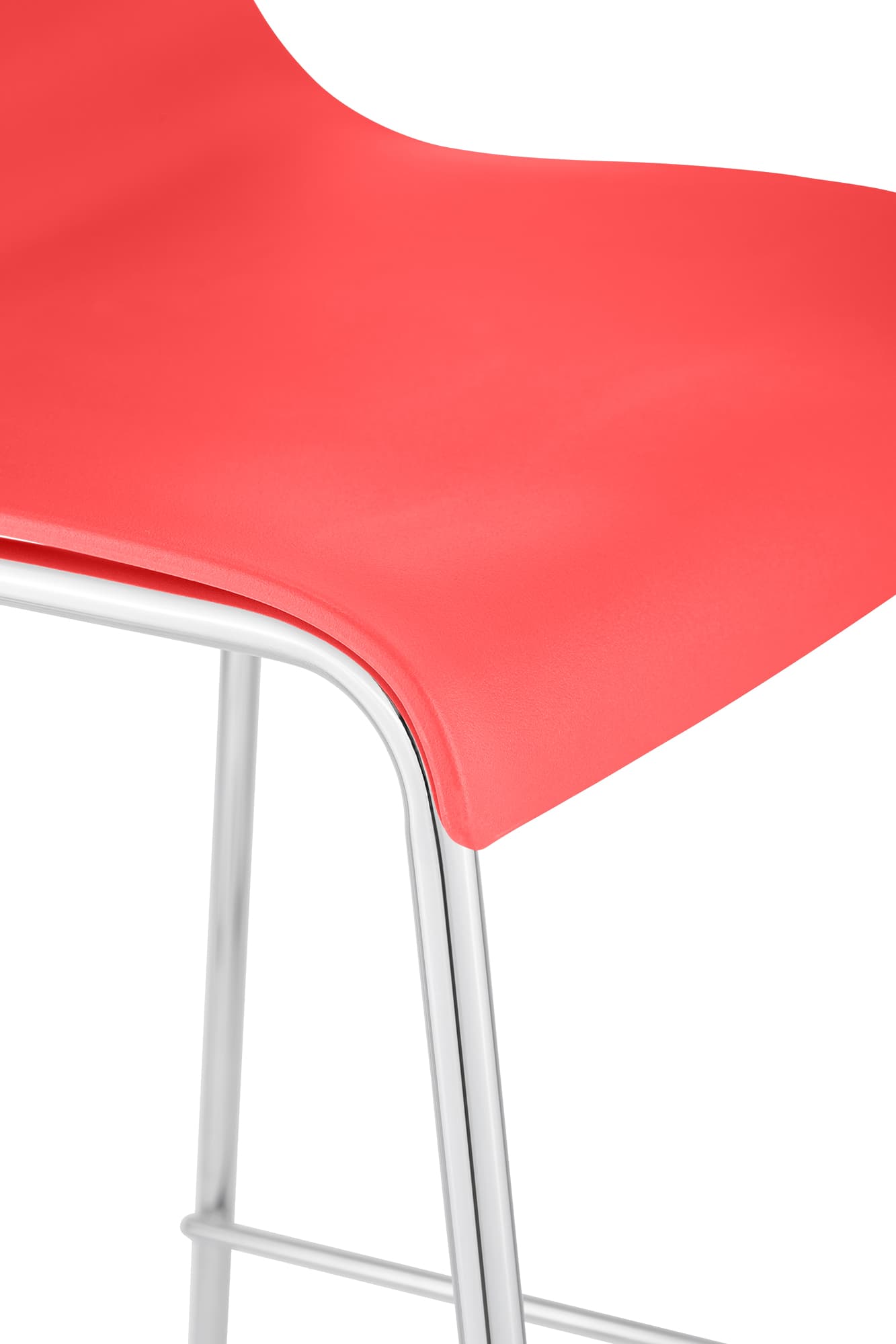 Lot de 2 tabourets de bar Hover en plastique