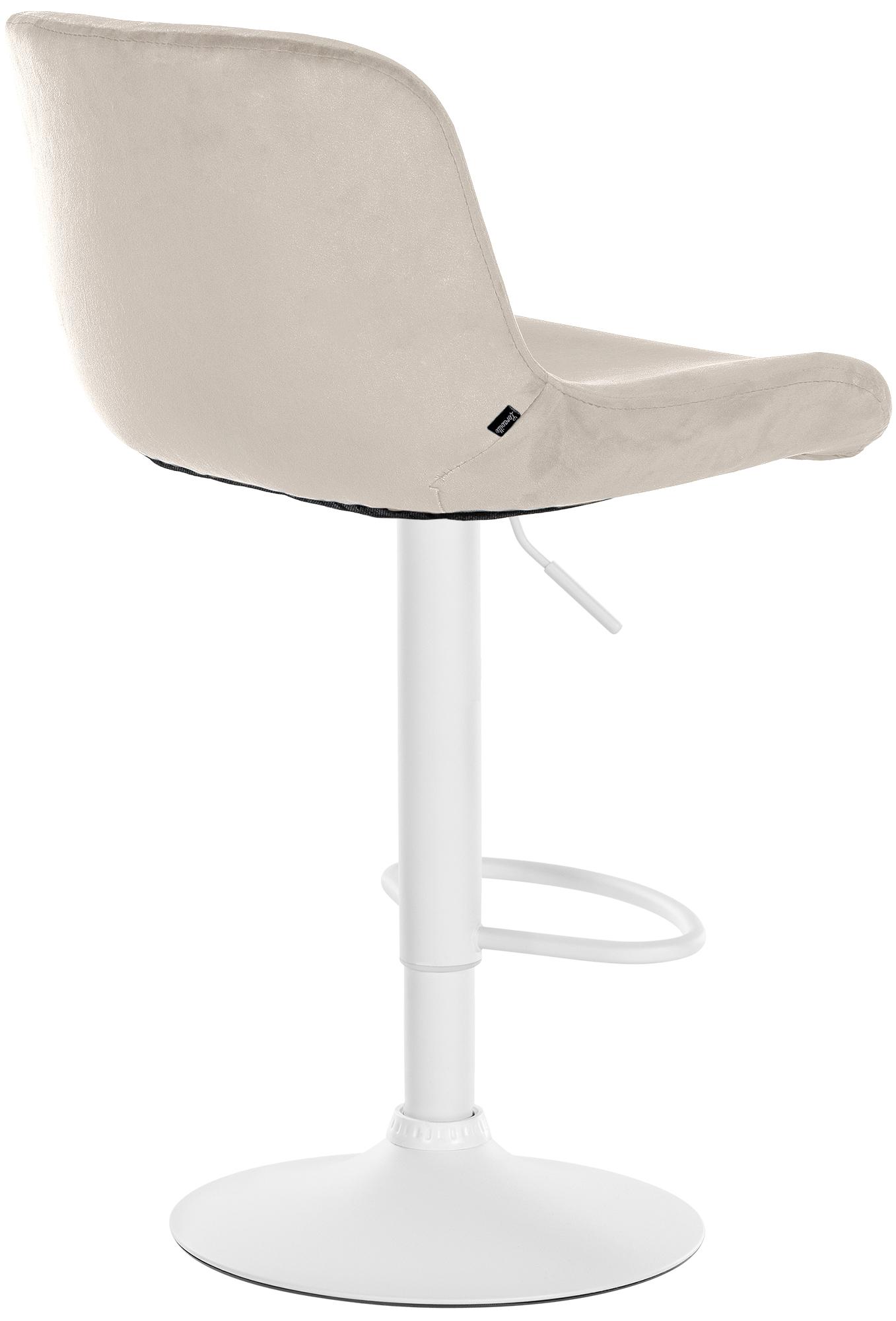 Lot de 2 tabourets de bar Solon blanc