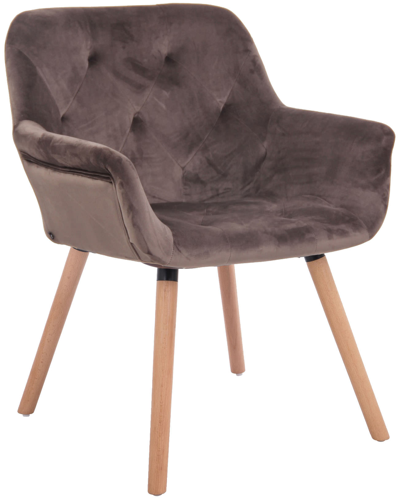 Chaise de salle à manger Cassidy en Velours