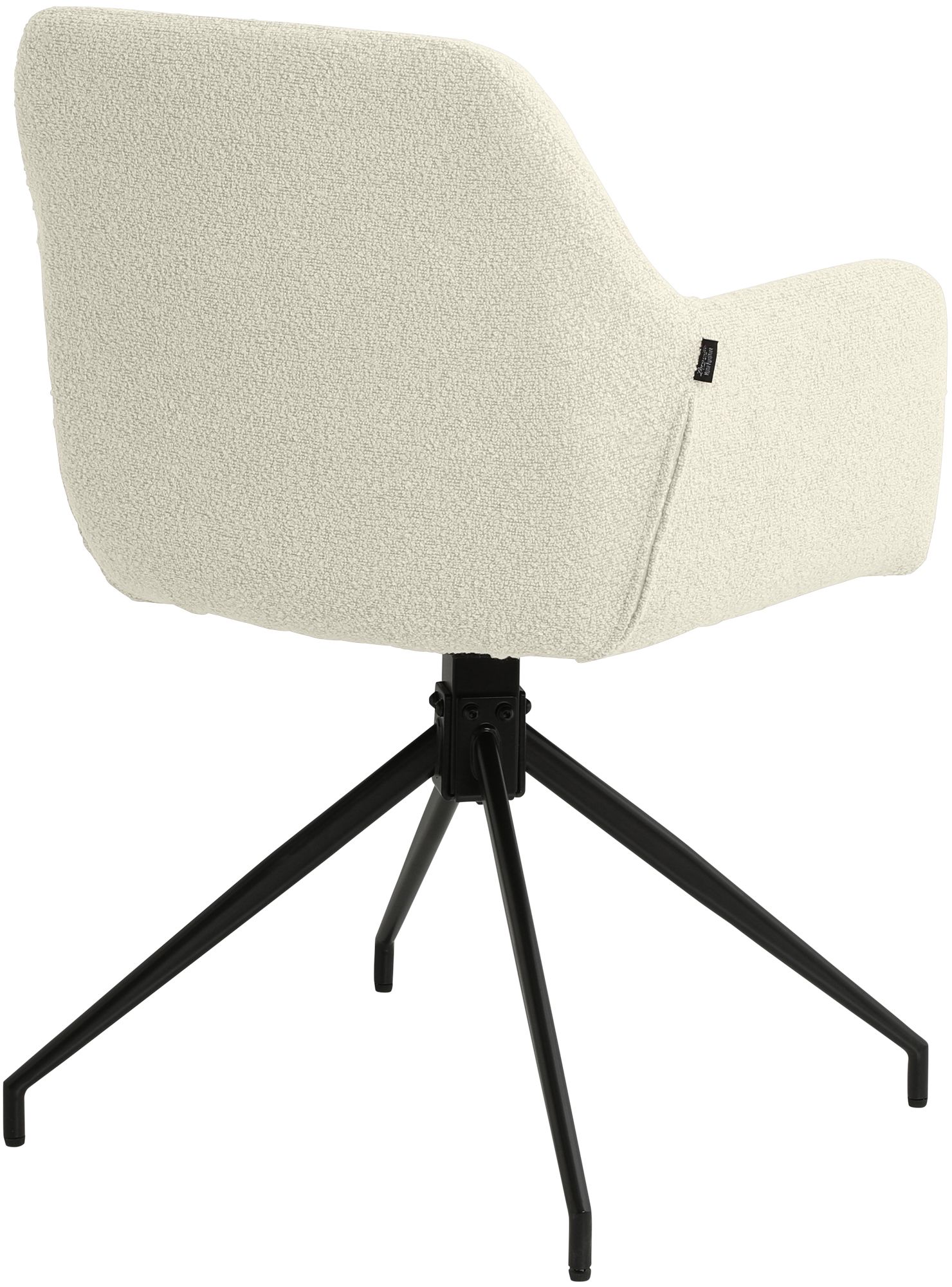 Lot de 2 Chaises de Salle à Manger Merlinda en Tissu Bouclette