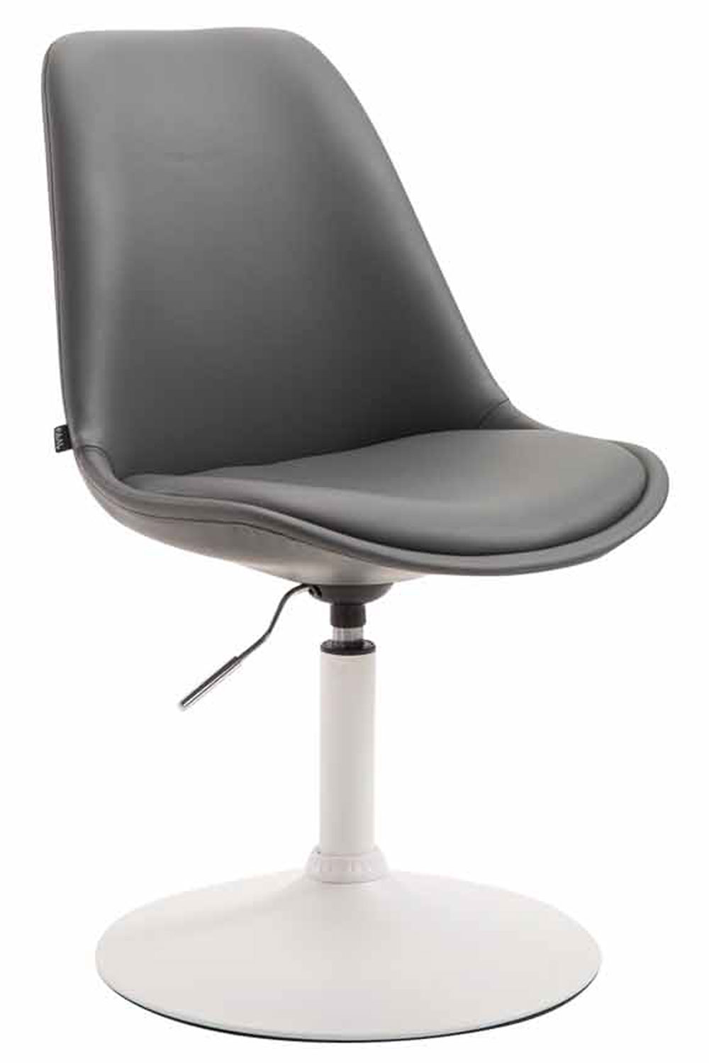 Chaise de salle à manger Maverick en similicuir avec pied trompette