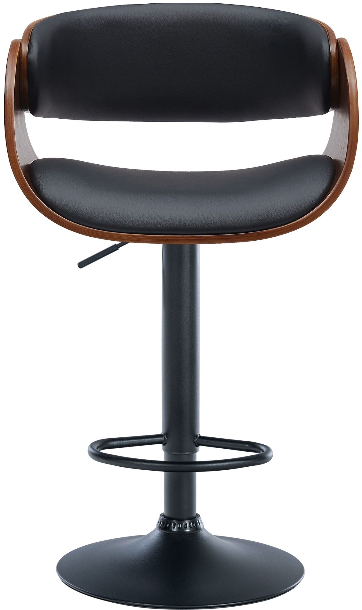 Tabouret de bar Portmore avec Coque en bois assise en similicuir