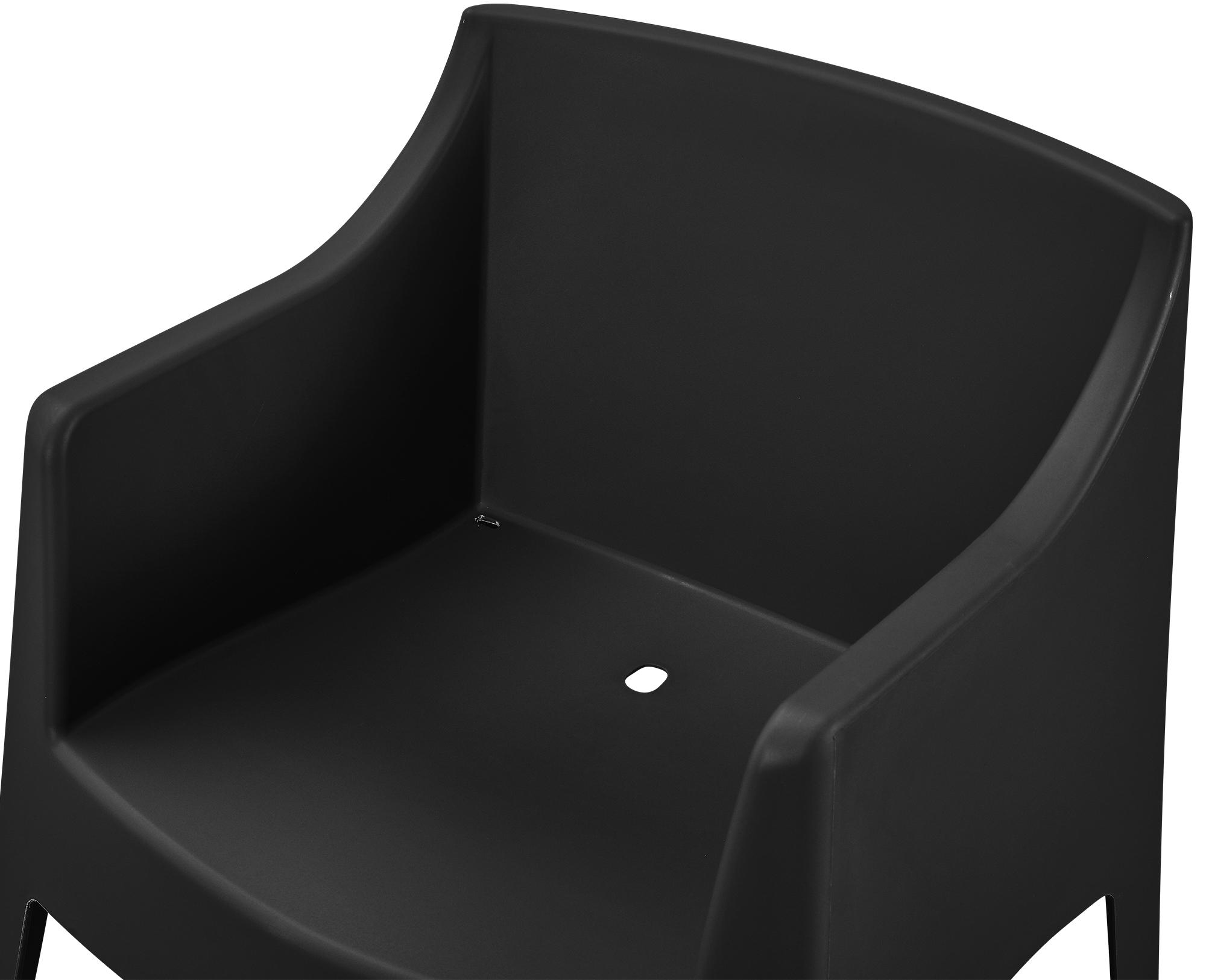 Lot de 6 Chaises de Jardin Bartal Empilables en Polypropylène Résistant aux UV et Intempéries - Fauteuils d'Extérieur Design