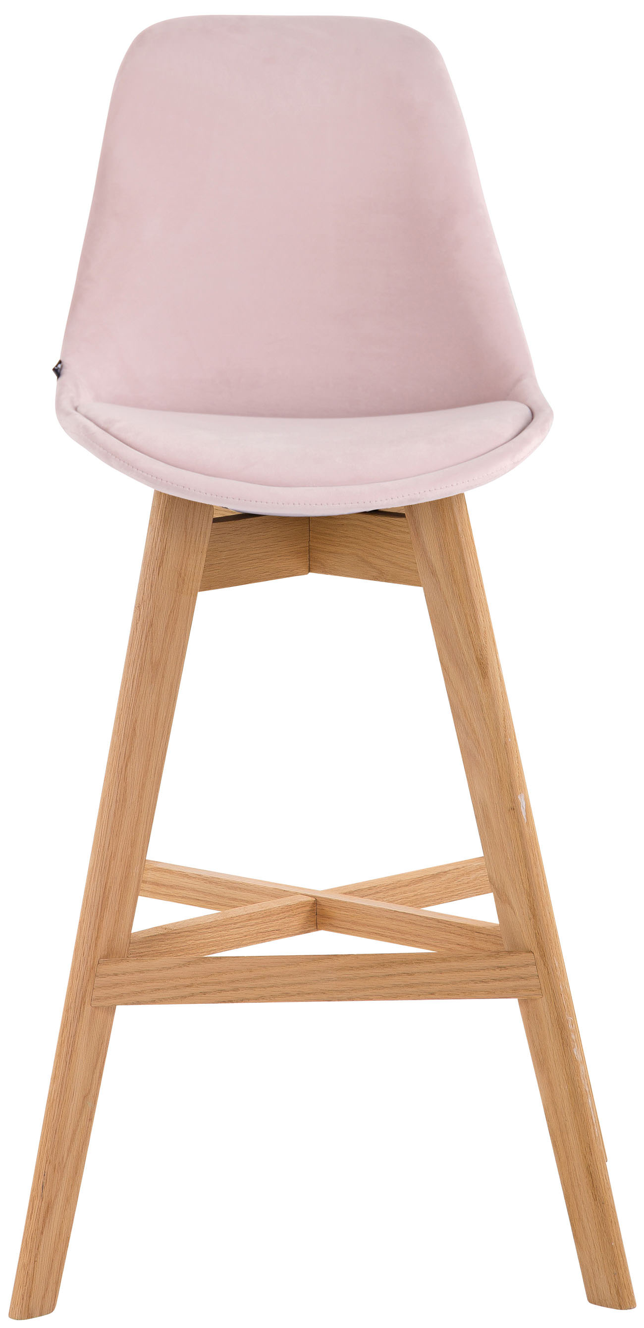 Lot de 2 tabourets de bar Cannes en velours