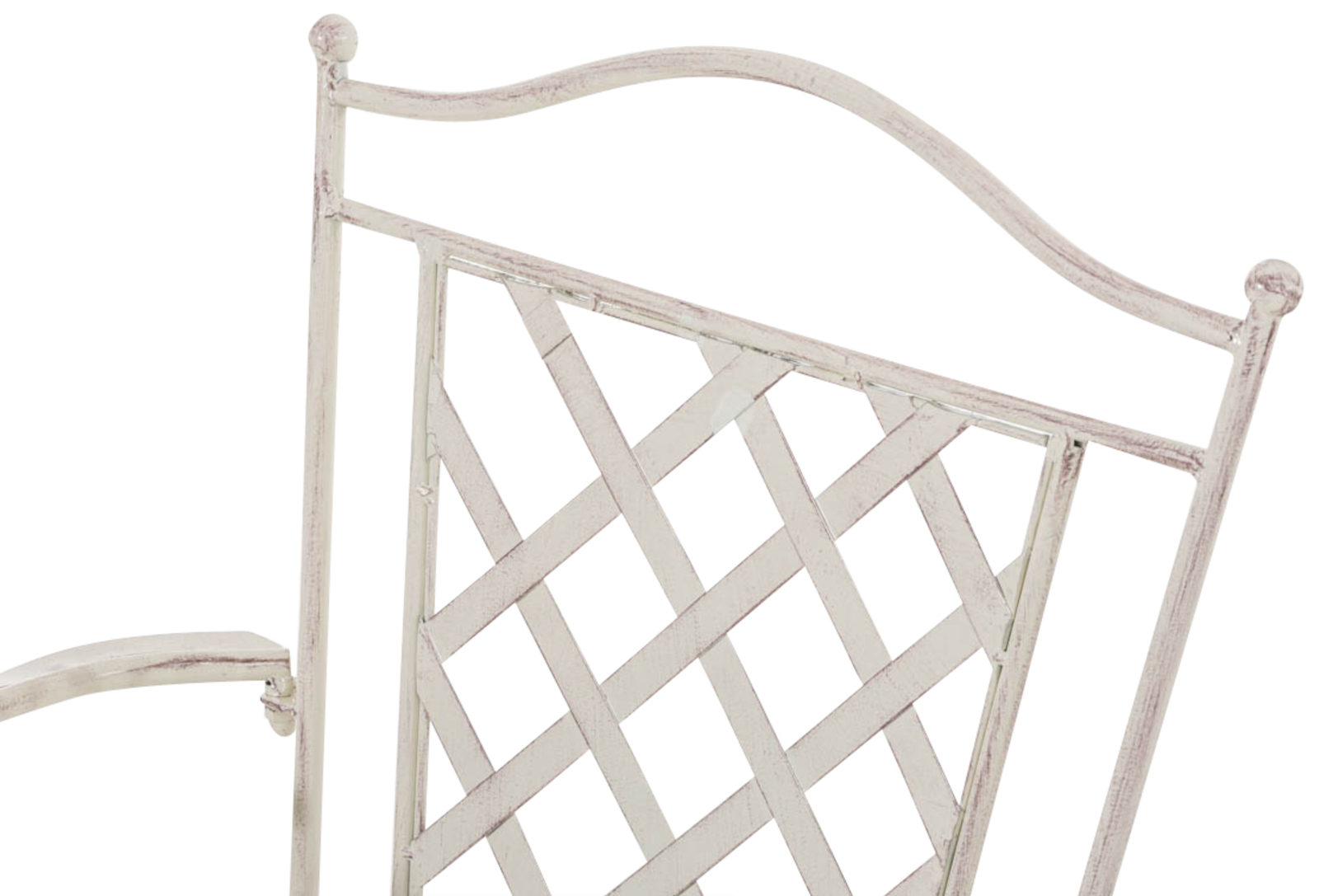 Lot de 2 chaises de jardin pliables Adara en fer