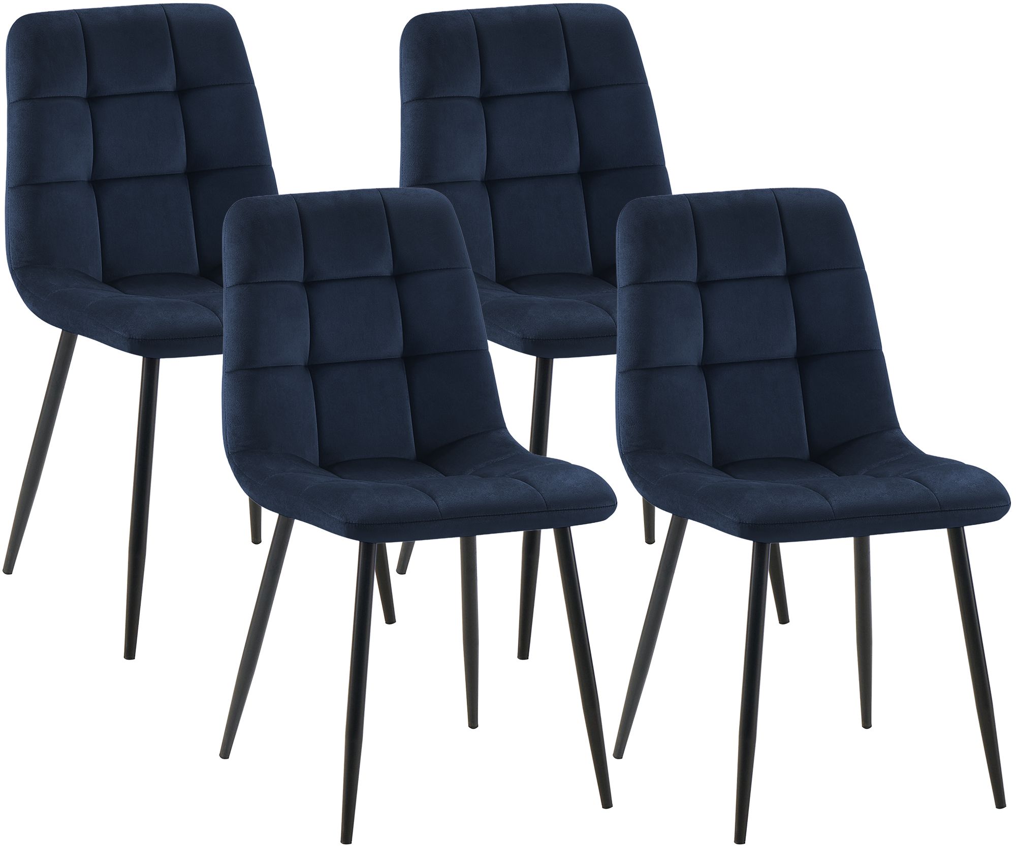 Lot de 4 chaises de salle à manger Tilde