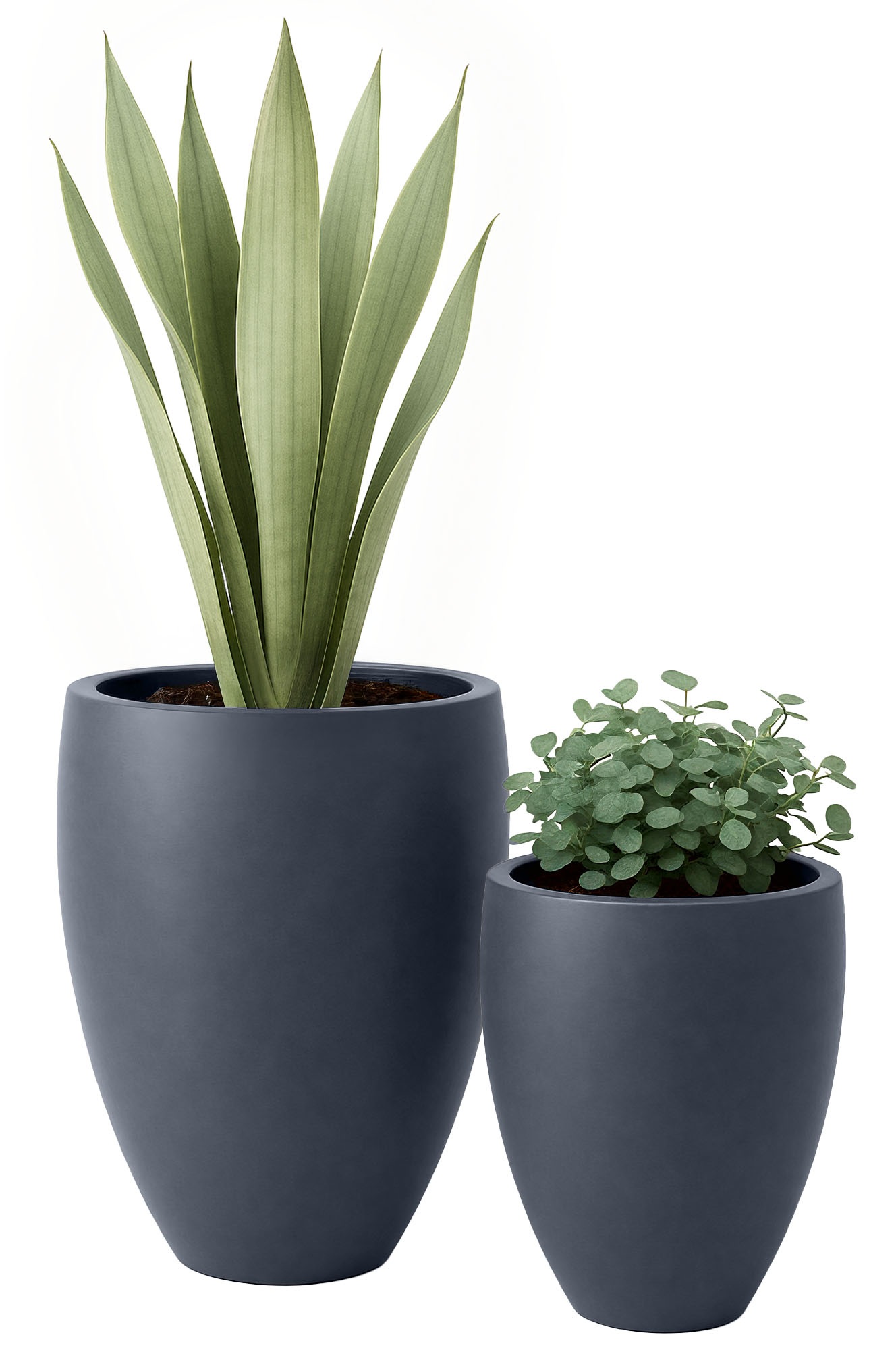 Set de 2 bacs à plantes 2
