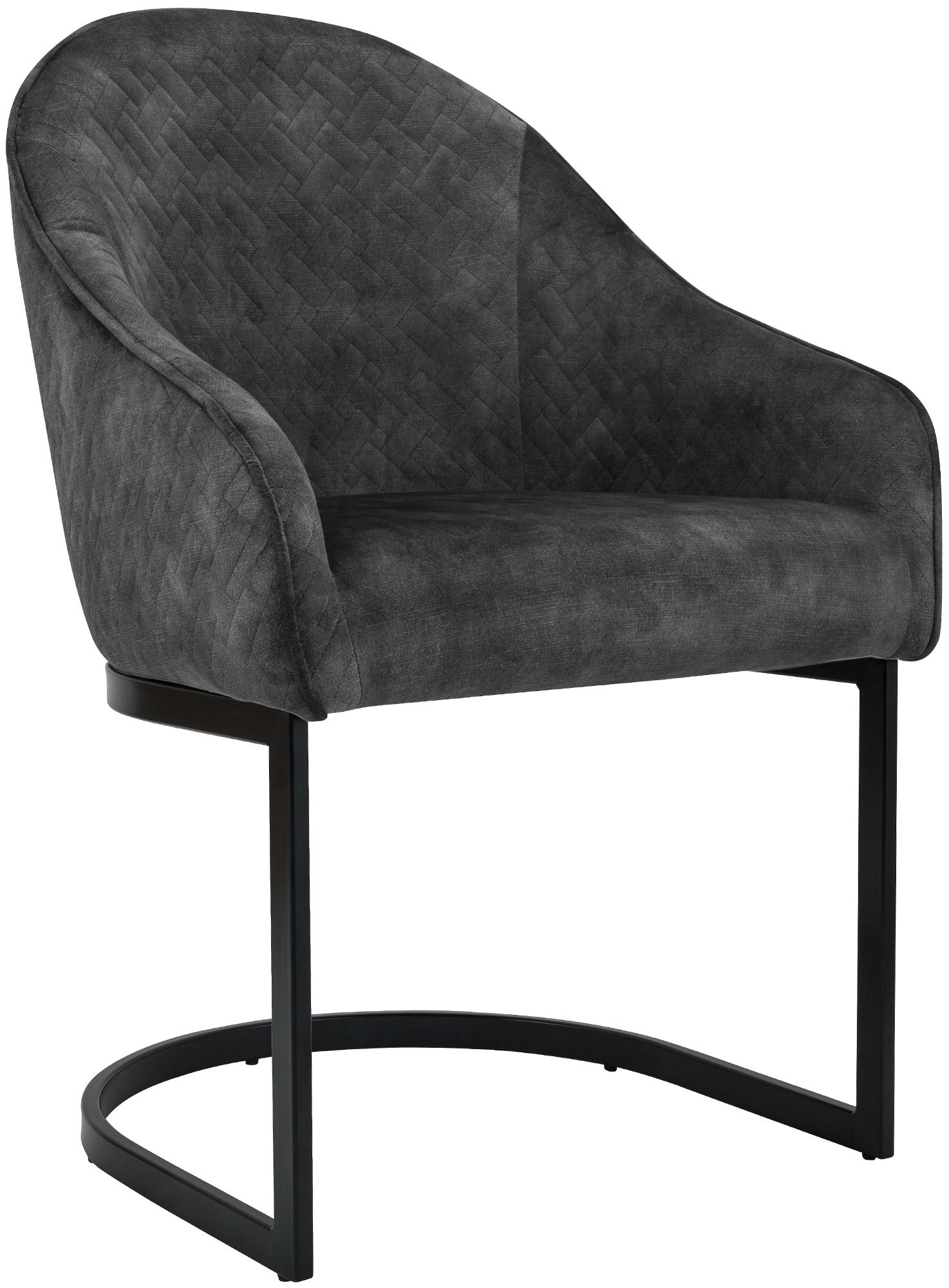 Chaise de salle à manger Jarik velours