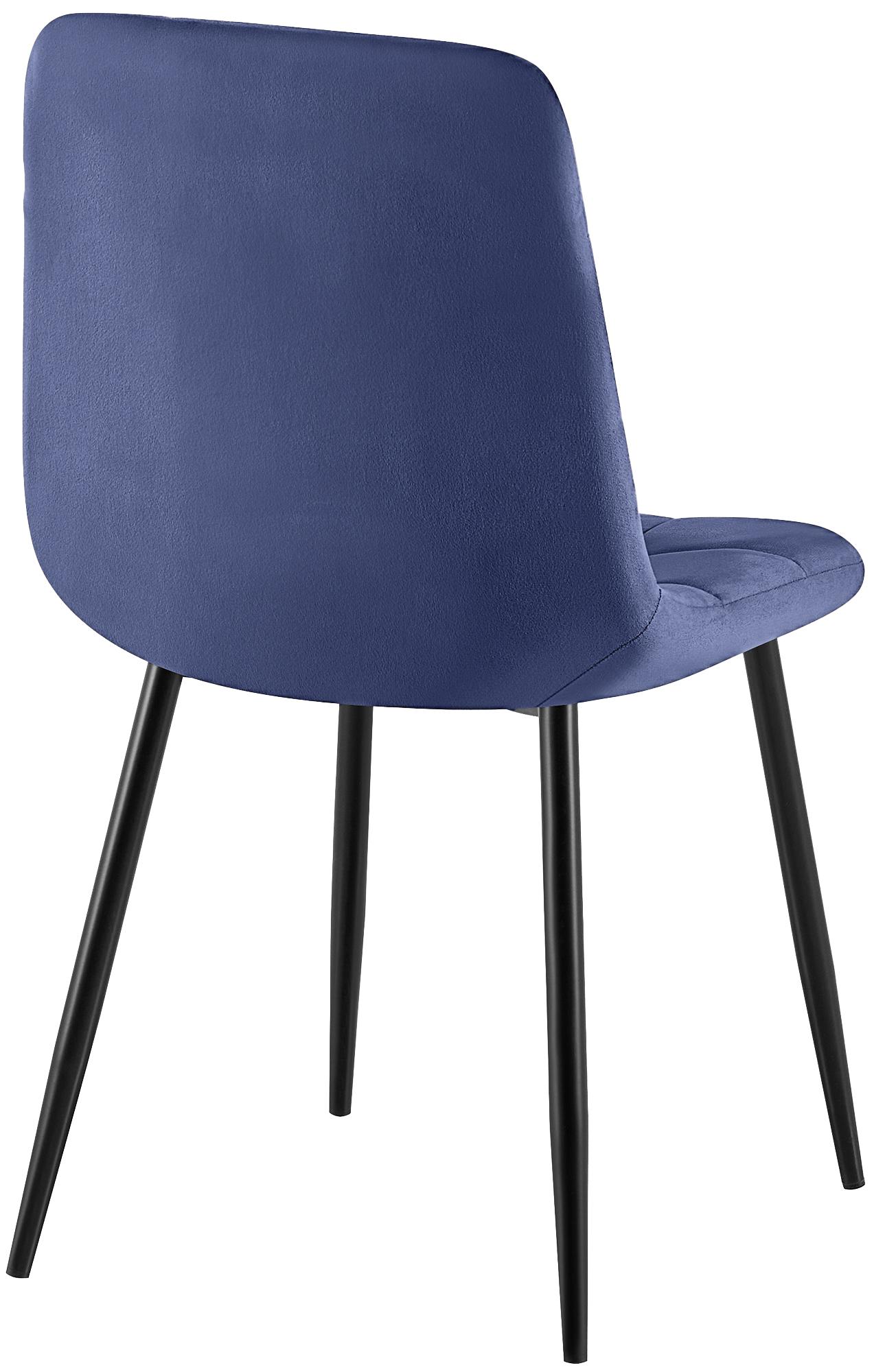 Chaise de salle a manger Antibes en velours