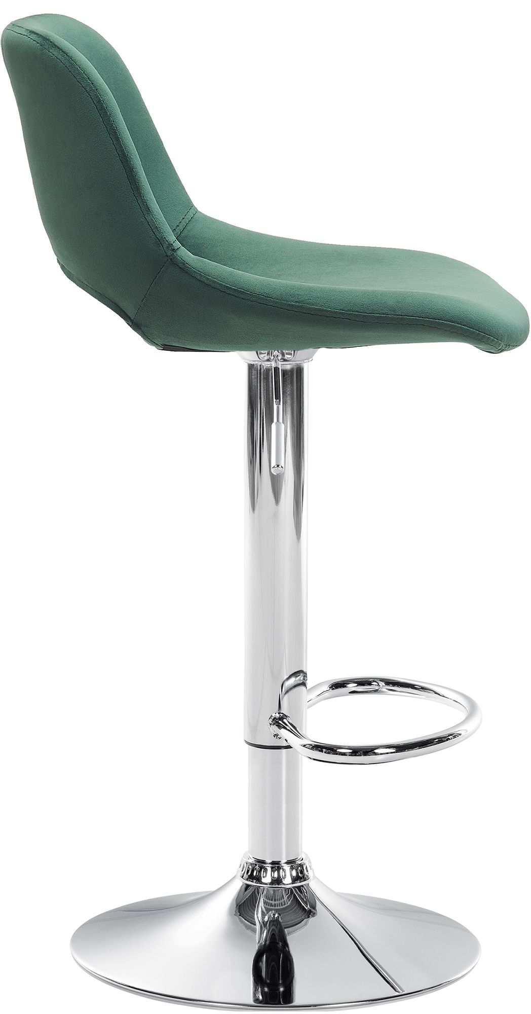 Lot de 2 tabourets de bar Camden velours