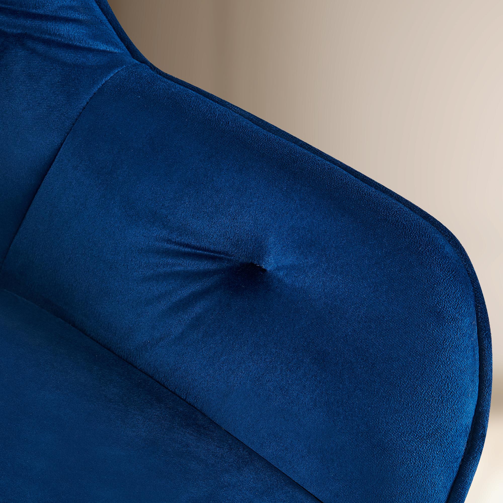 Chaise de salle à manger Cassis revêtement en velours