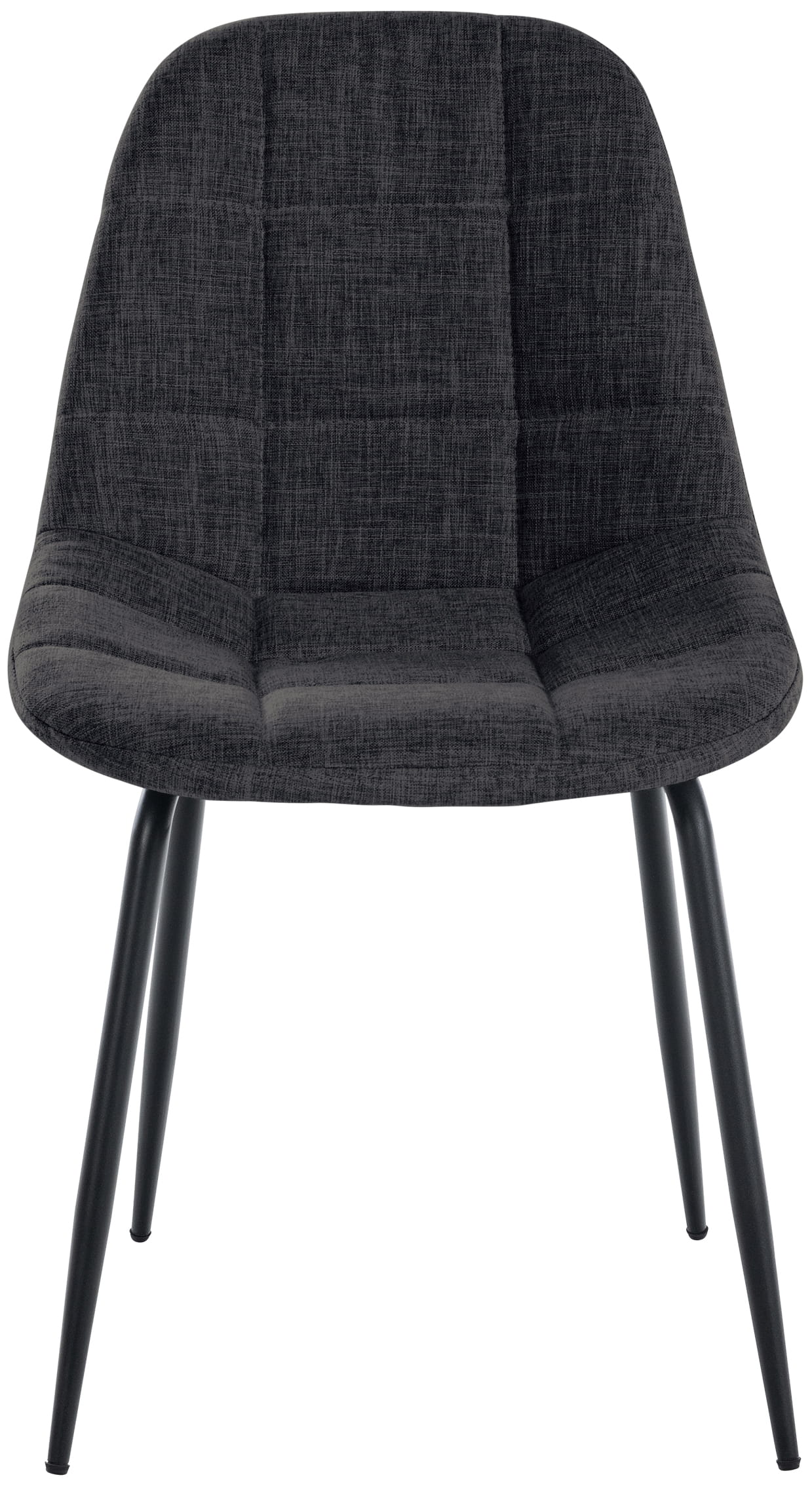 Chaise de salle à manger Tom avec Pieds en métal noir
