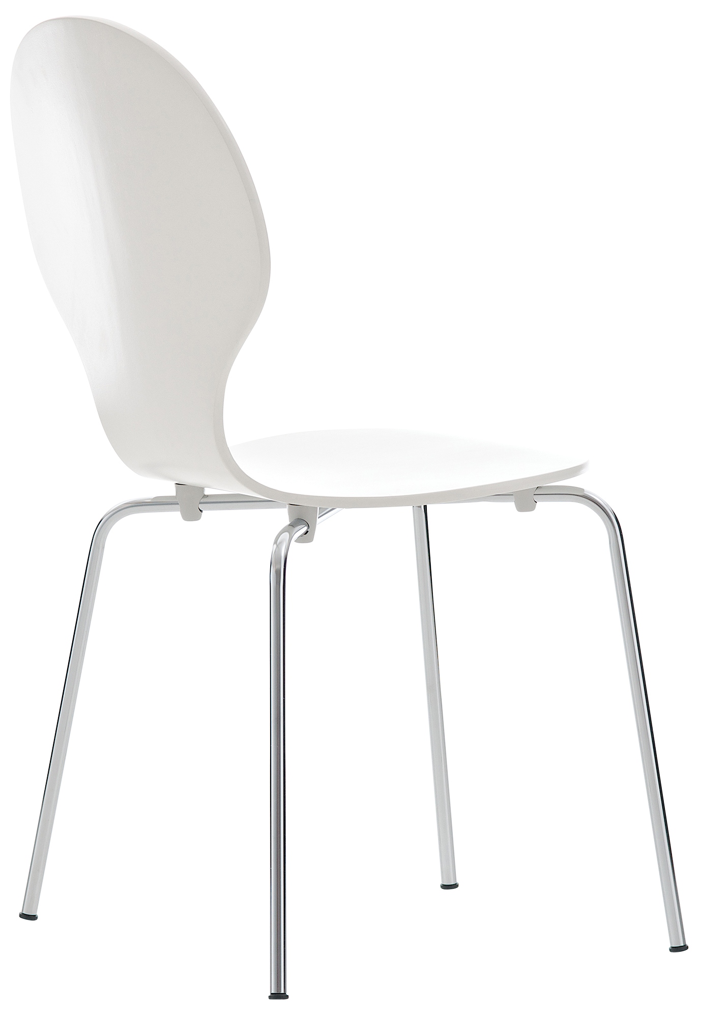 Lot de 16 chaises empilables en bois Diego