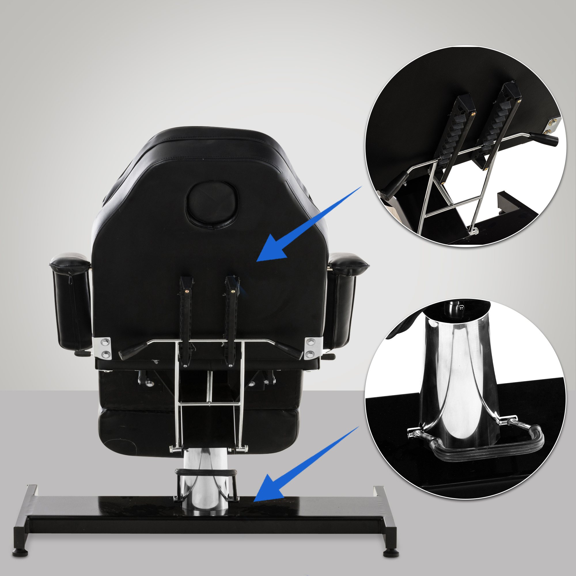 Fauteuil Lit de massage hydraulique Split ajustable Inclinable