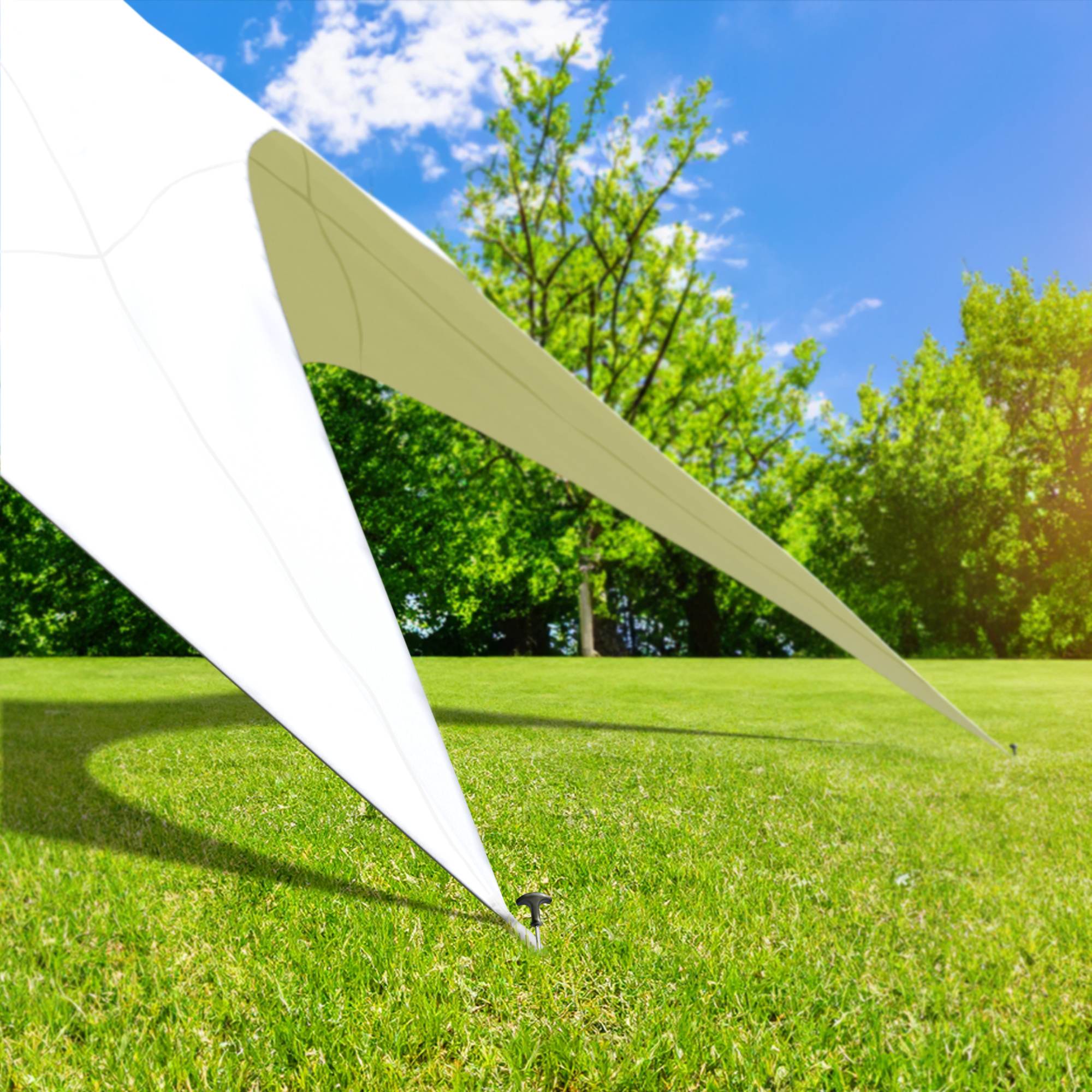 Tente De Jardin En Forme D'Etoile 12m De Diamètre