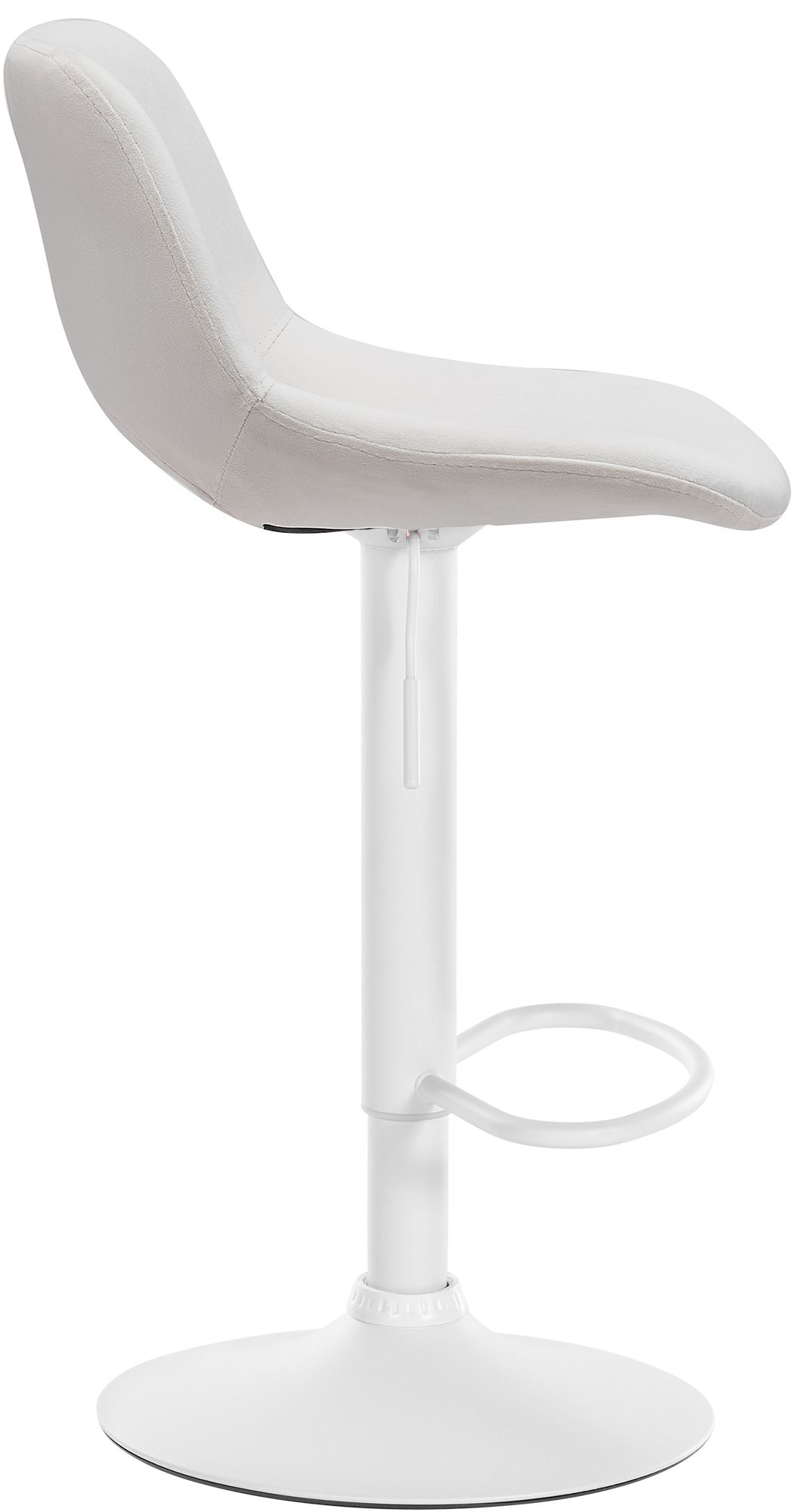 Lot de 2 tabourets de bar Camden velours