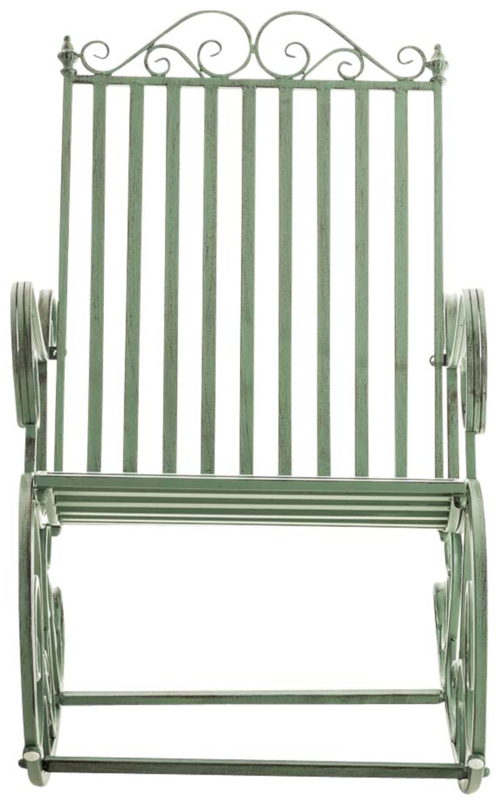 Lot de 2 Fauteuils à bascule d'extérieur Smilla en fer forgé