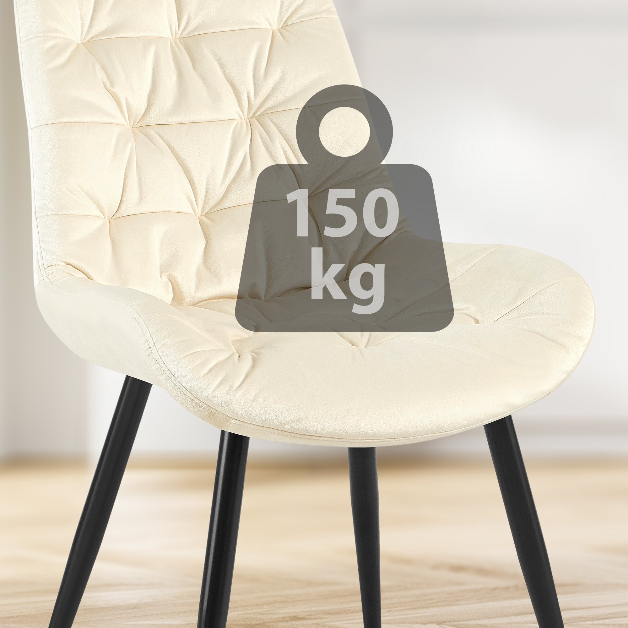 Lot de 2 chaises de salle à manger Rossford