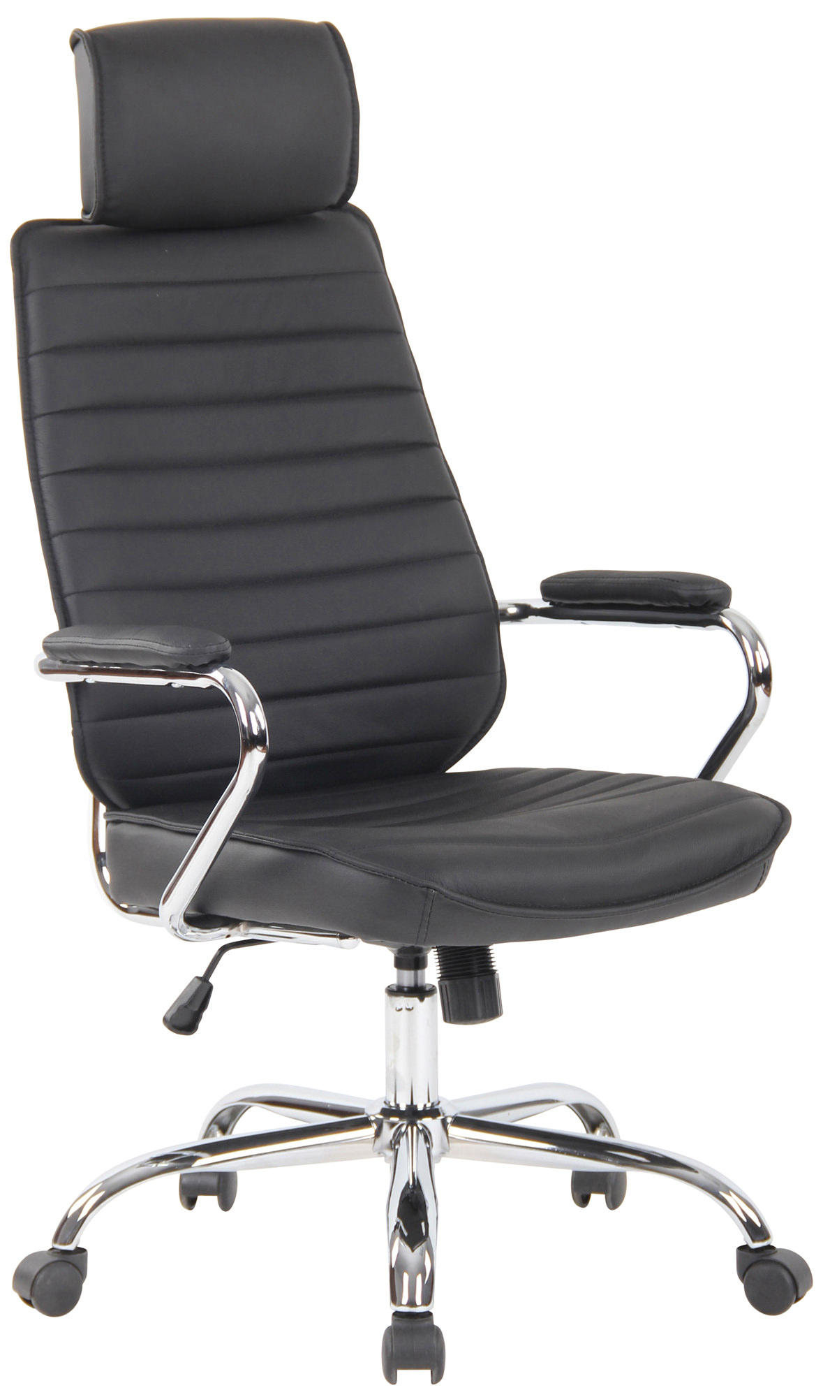Fauteuil de bureau Rako en cuir véritable