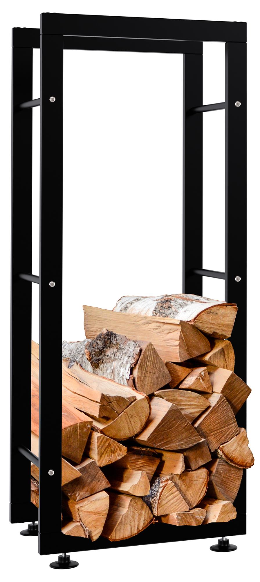 Porte-bûches pour bois de cheminée Keri V2
