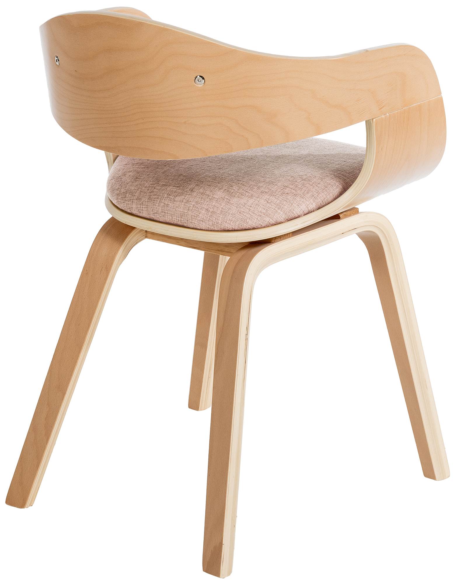 Chaise retro Kingston en tissu