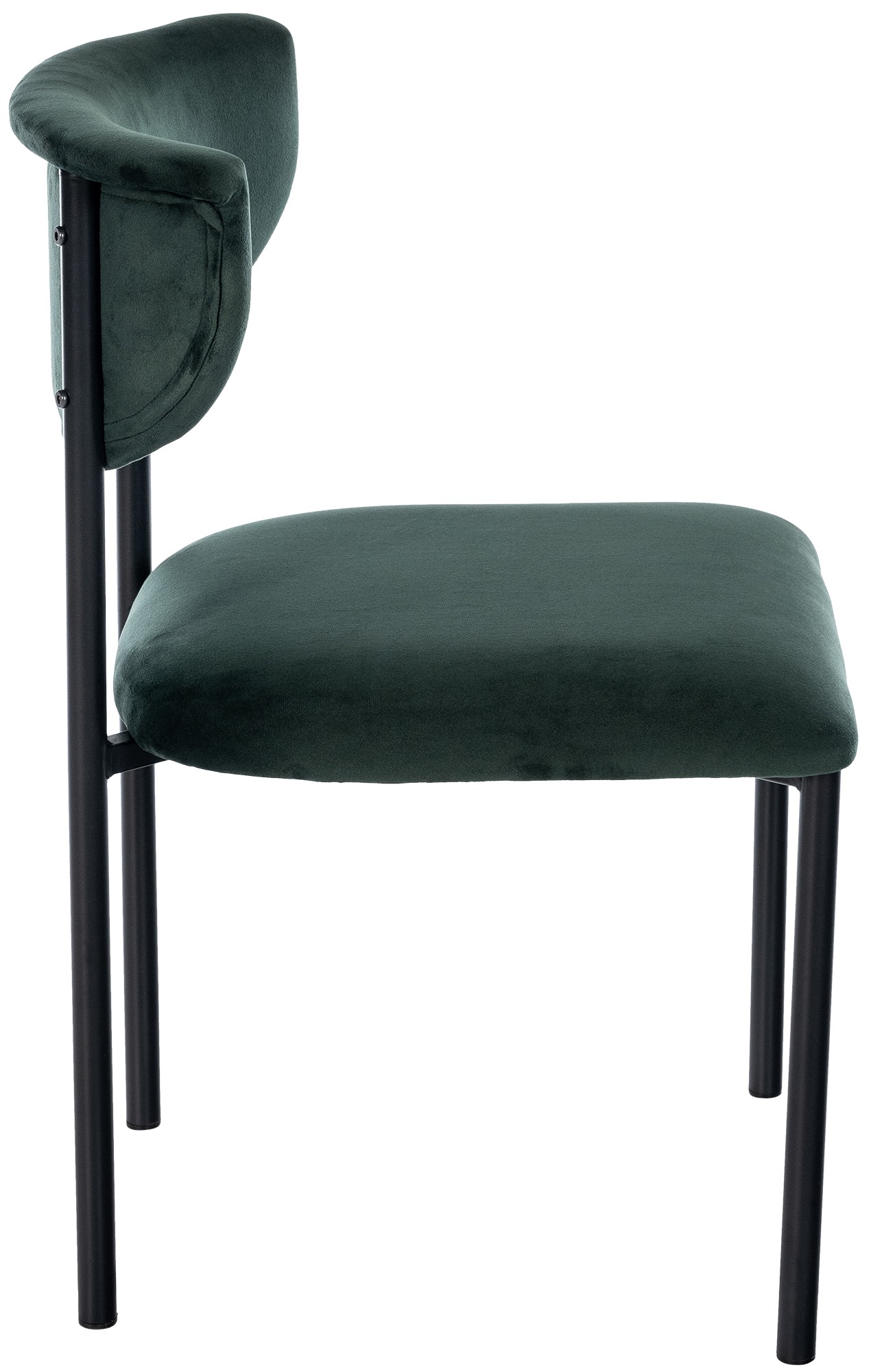 Chaise de salle à manger Gambell en Velours
