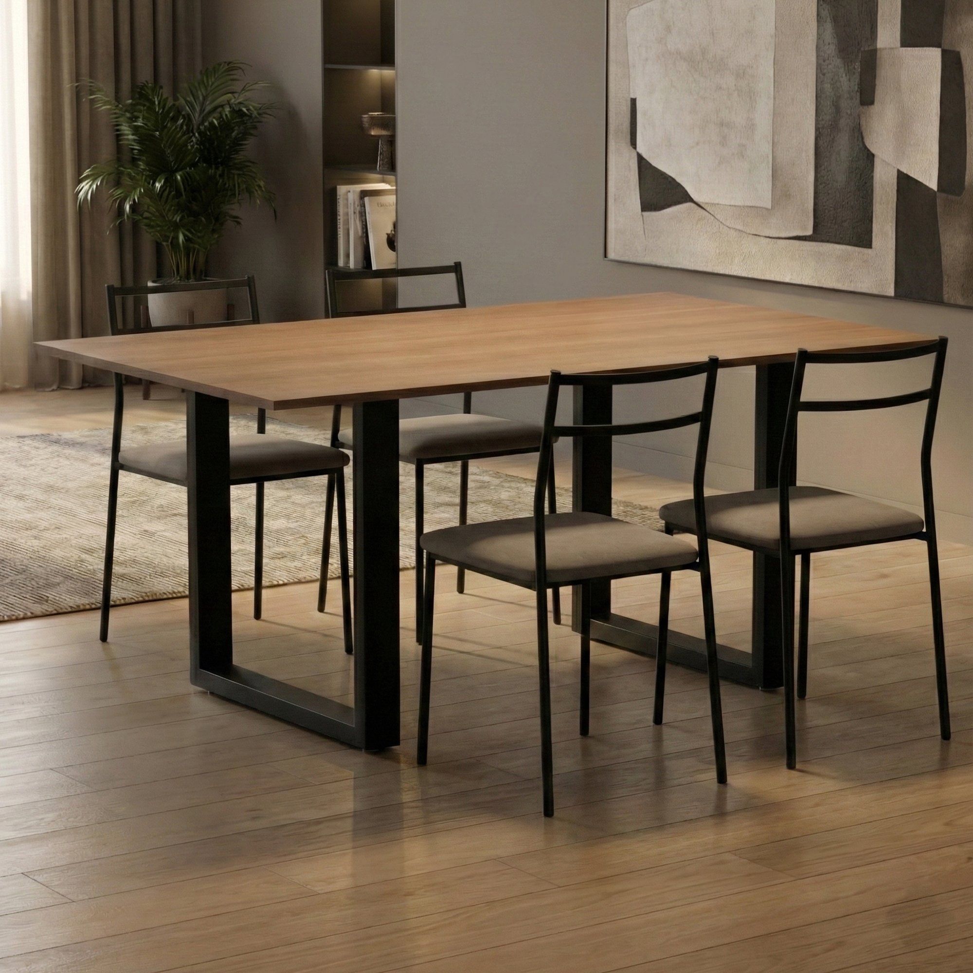 Lot de 2 pieds de table Ilkan