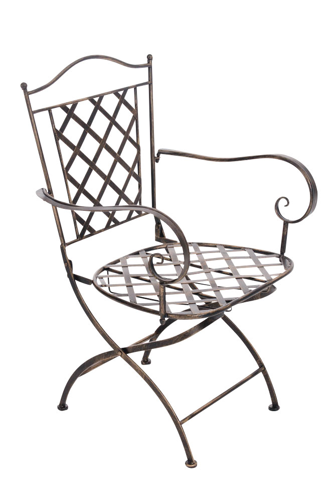 Chaise de jardin ADARA en fer forgé
