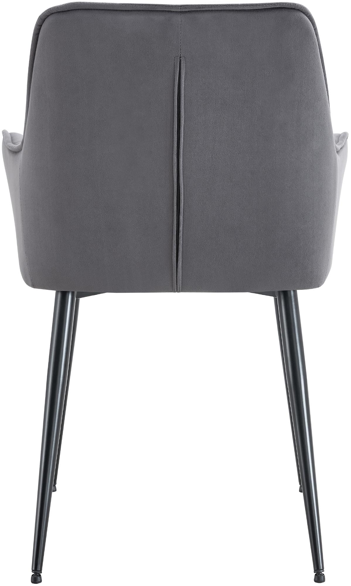 Lot de 2 chaises de salle à manger Ferndale velours