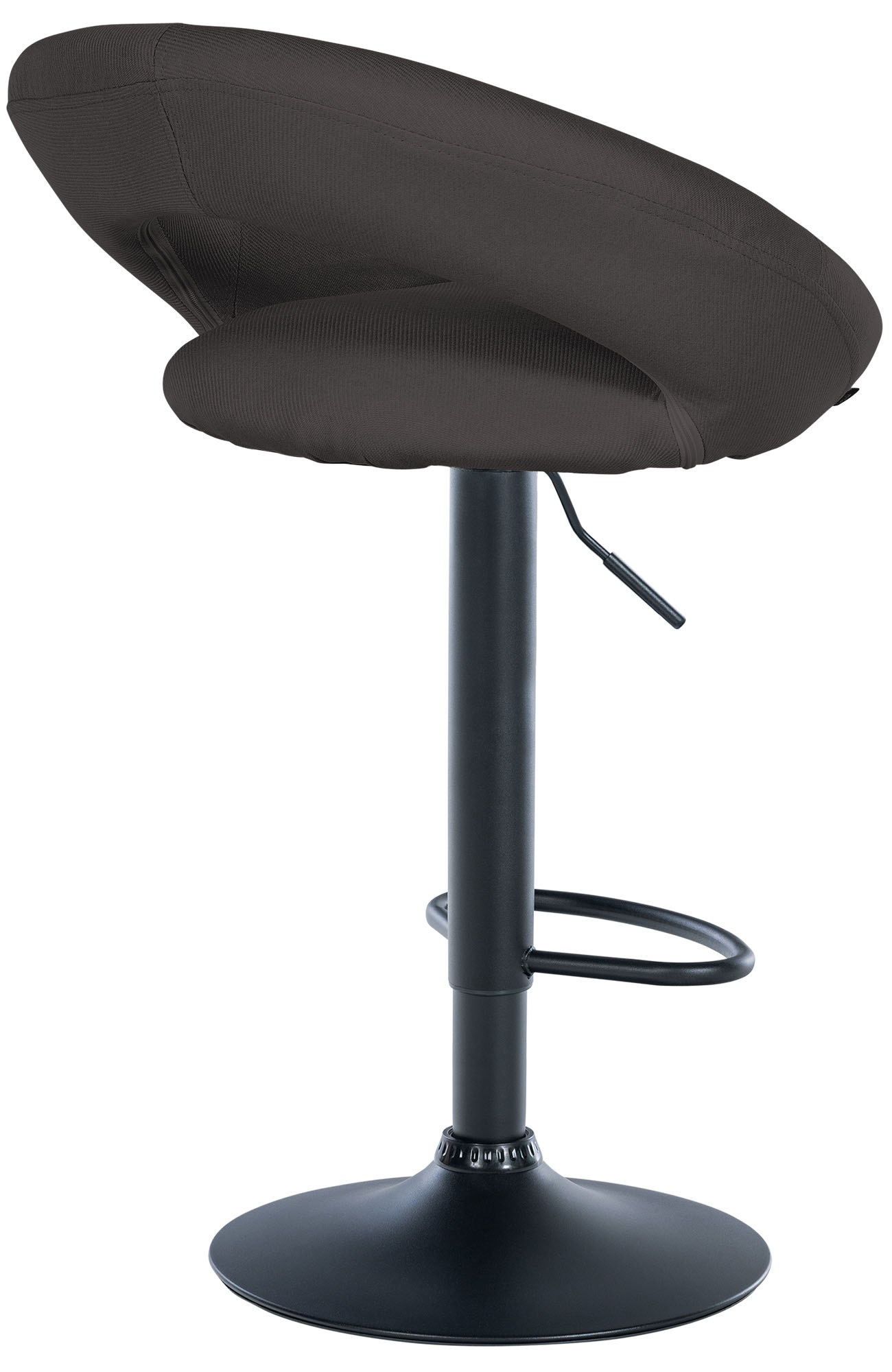 Lot de 2 tabourets de bar Olinda tissu