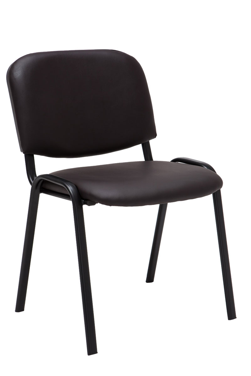 Lot de 6 chaises Visiteur Ken en similicuir