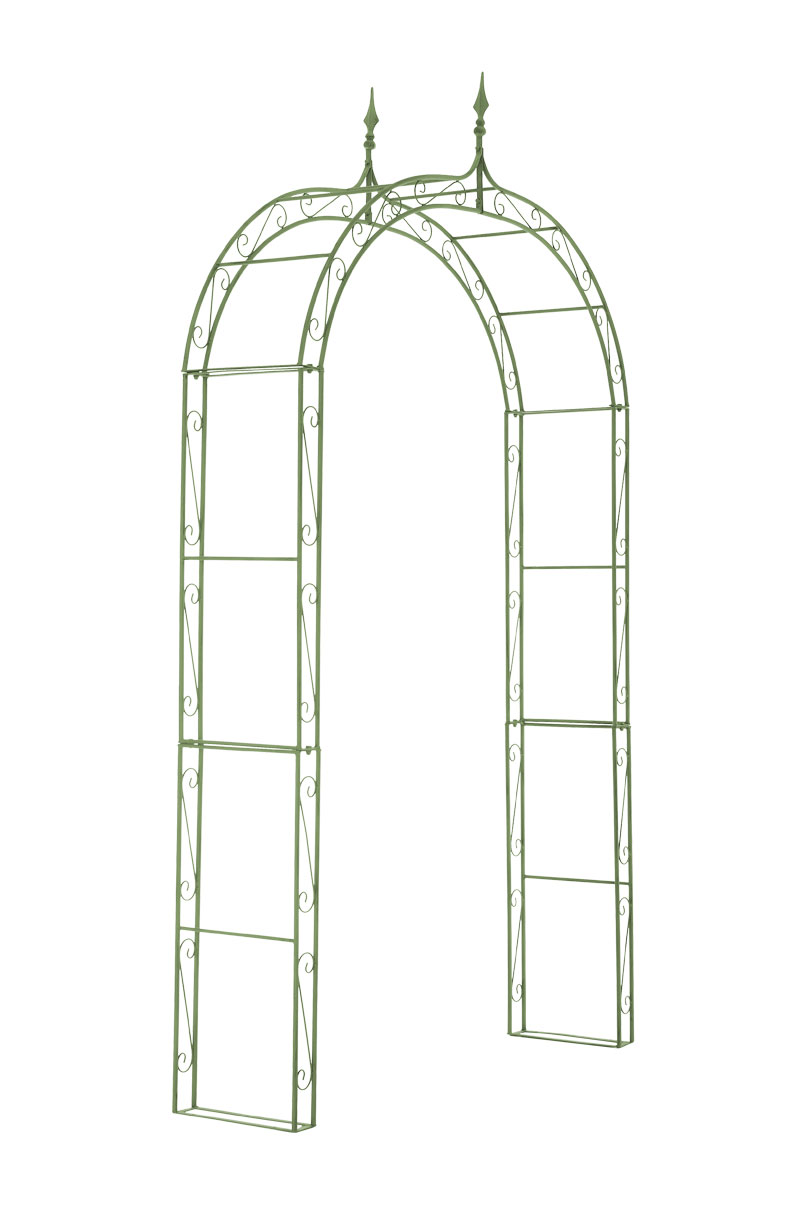 Arche à rosiers Lenz en fer forgé