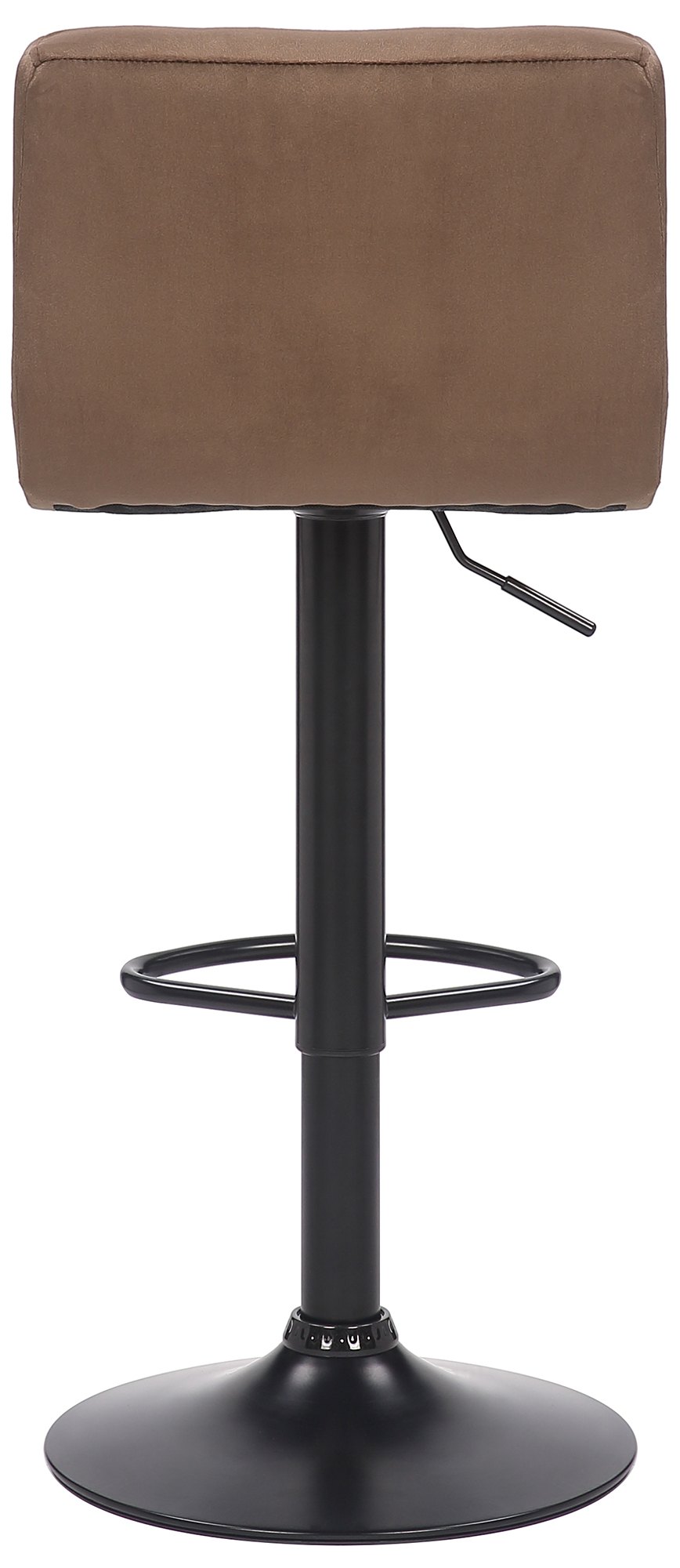 Lot de 4 tabourets de bar Feni velours