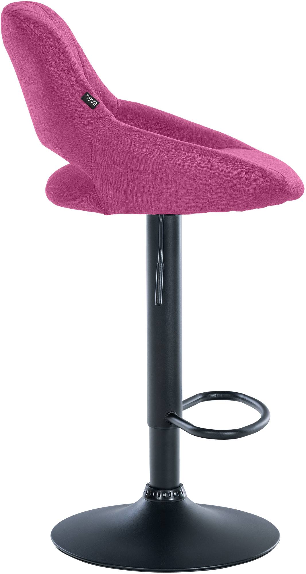 Lot de 2 tabourets de bar Milet en tissu