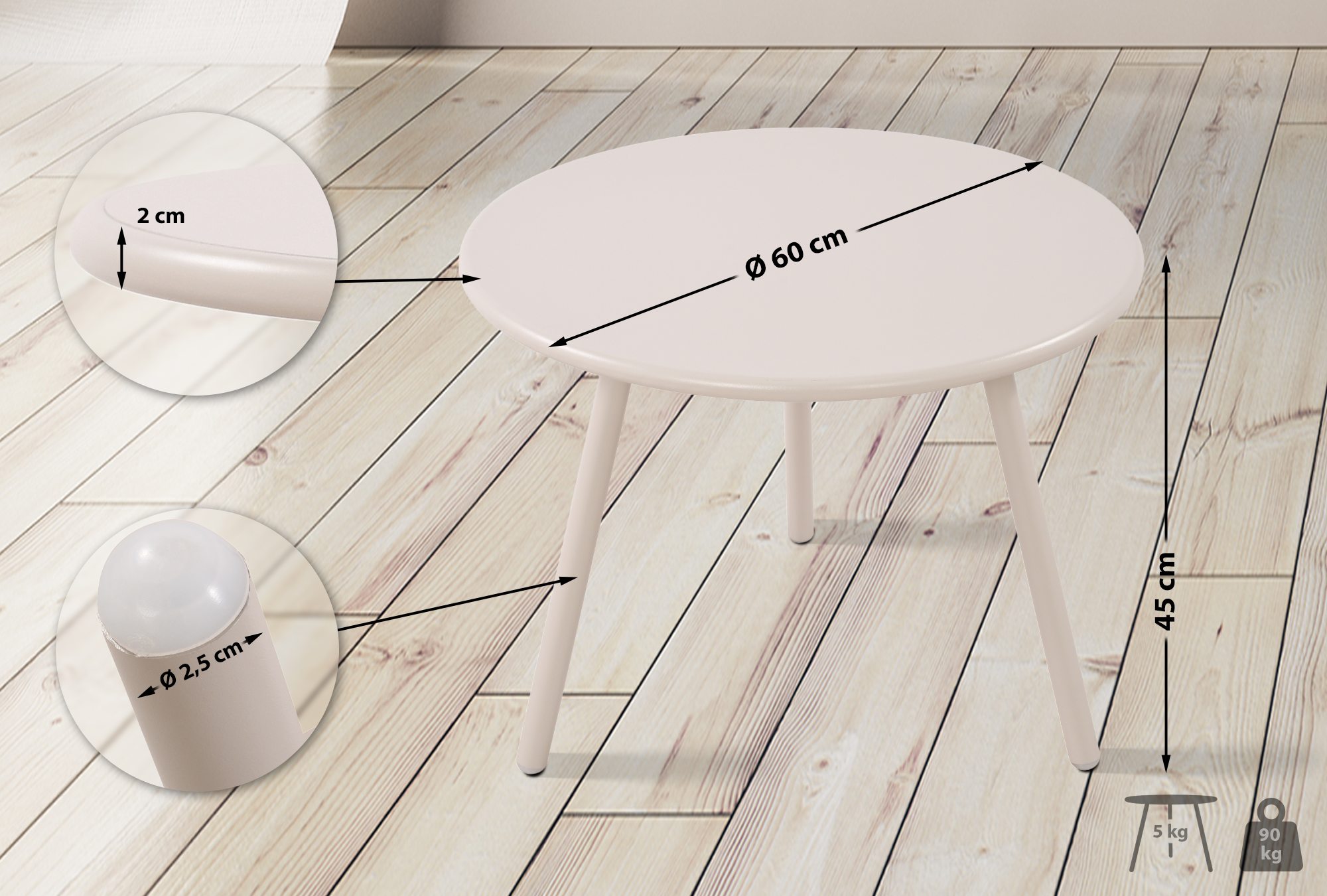 Table d'appoint Minot