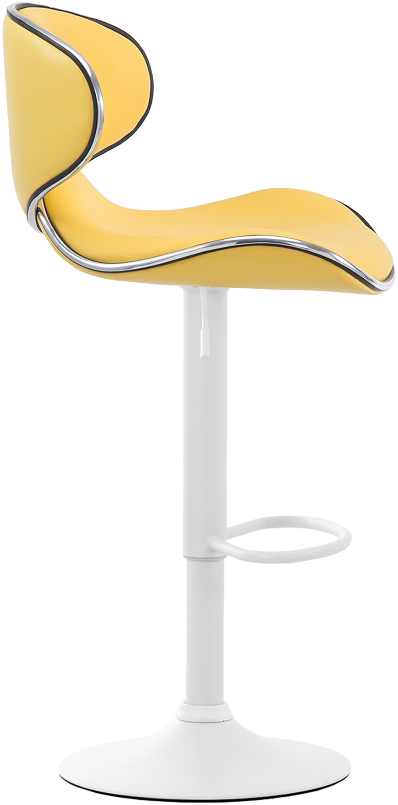 Tabouret de bar Las Vegas V2 similicuir avec pied en métal