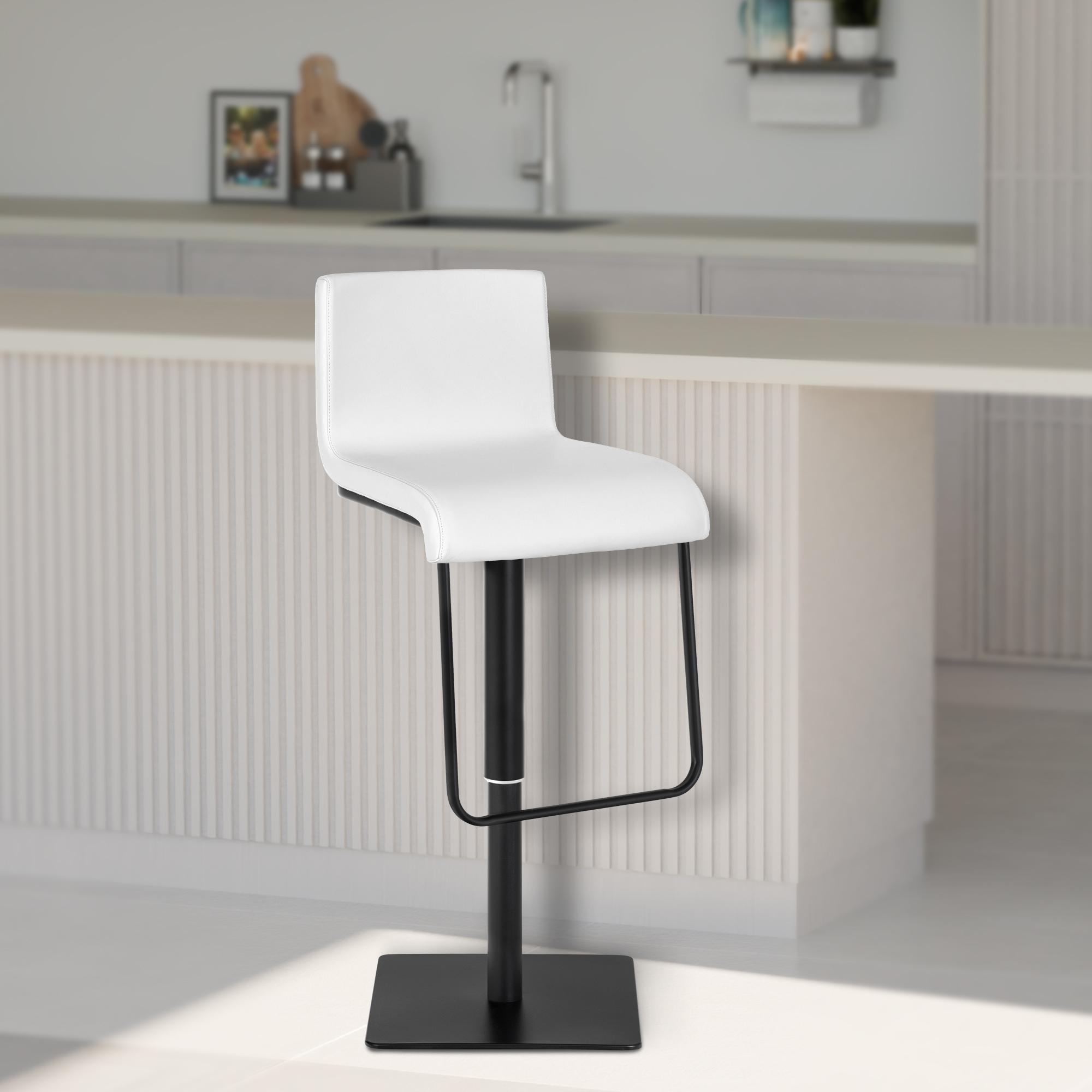 Tabouret de bar Limon en similicuir