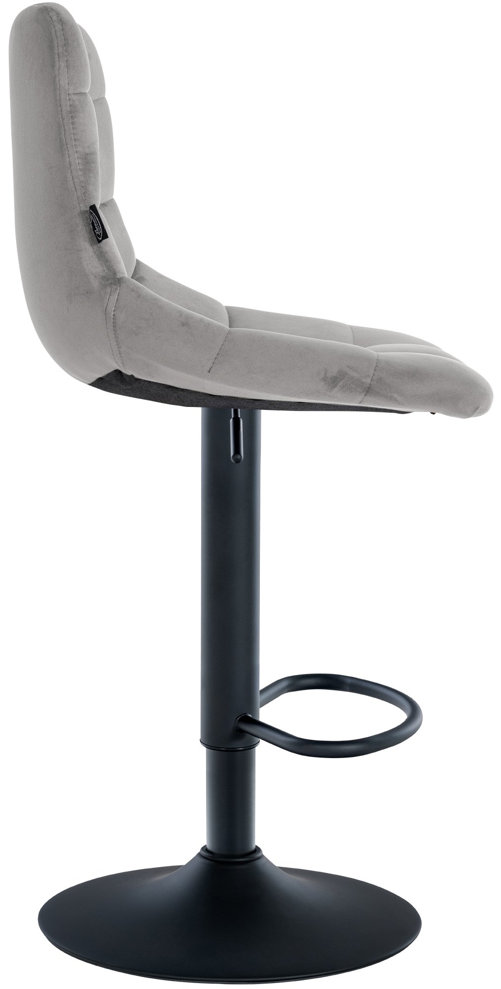 Tabouret de bar Jerry velours