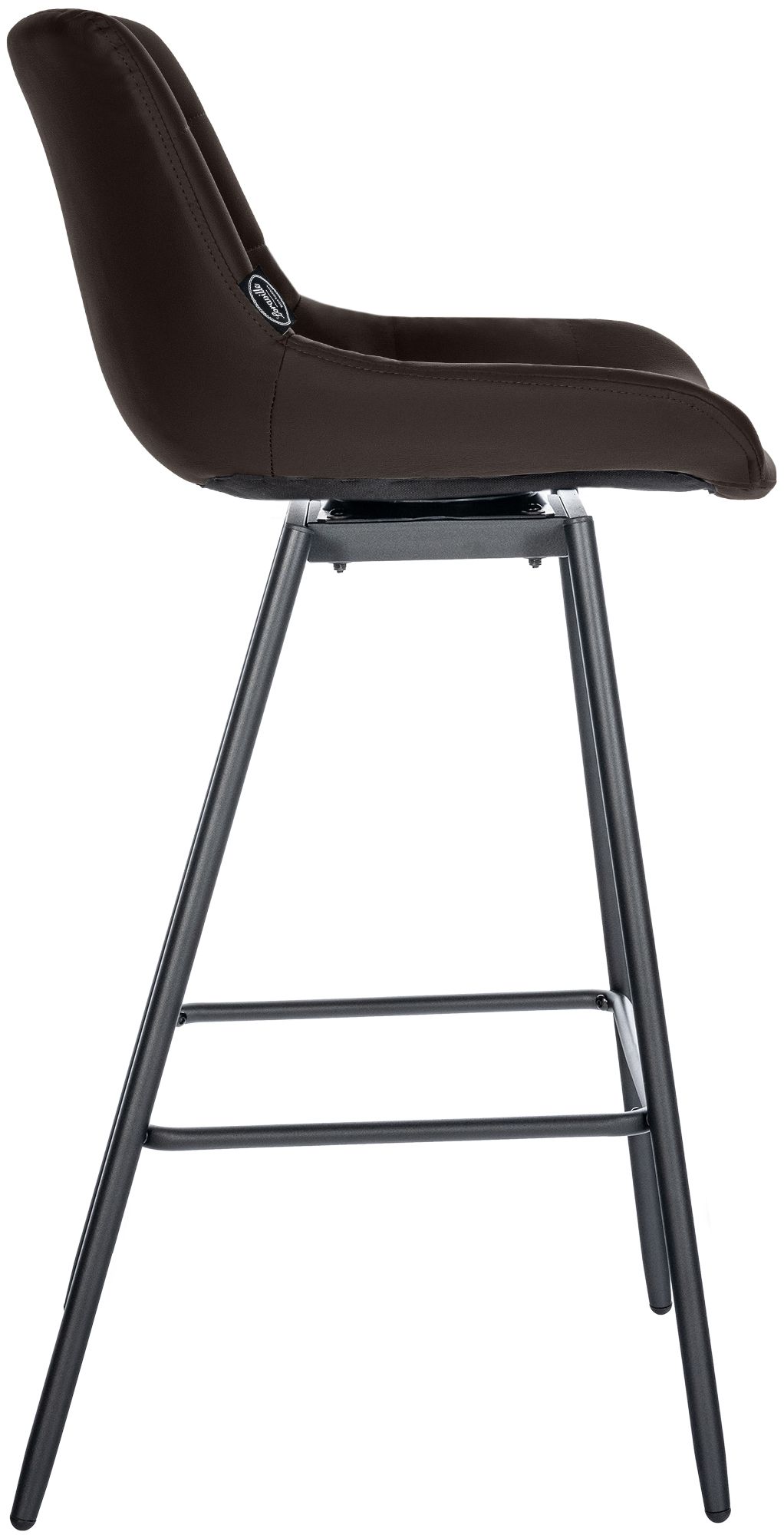 Lot de 4 tabourets de bar Weston pivotants