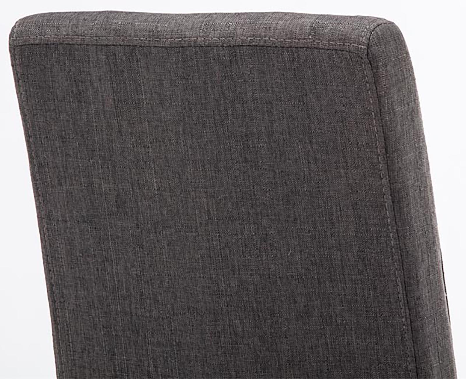 Chaise de salle à manger Ina en tissu avec Pieds en Bois