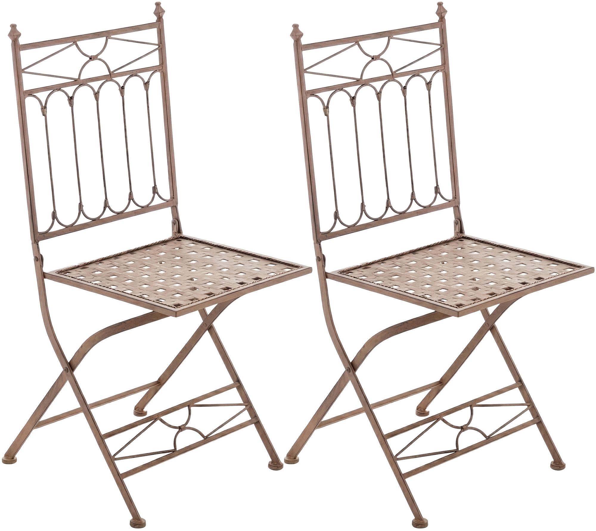 Lot de 2 chaises pliantes Asina