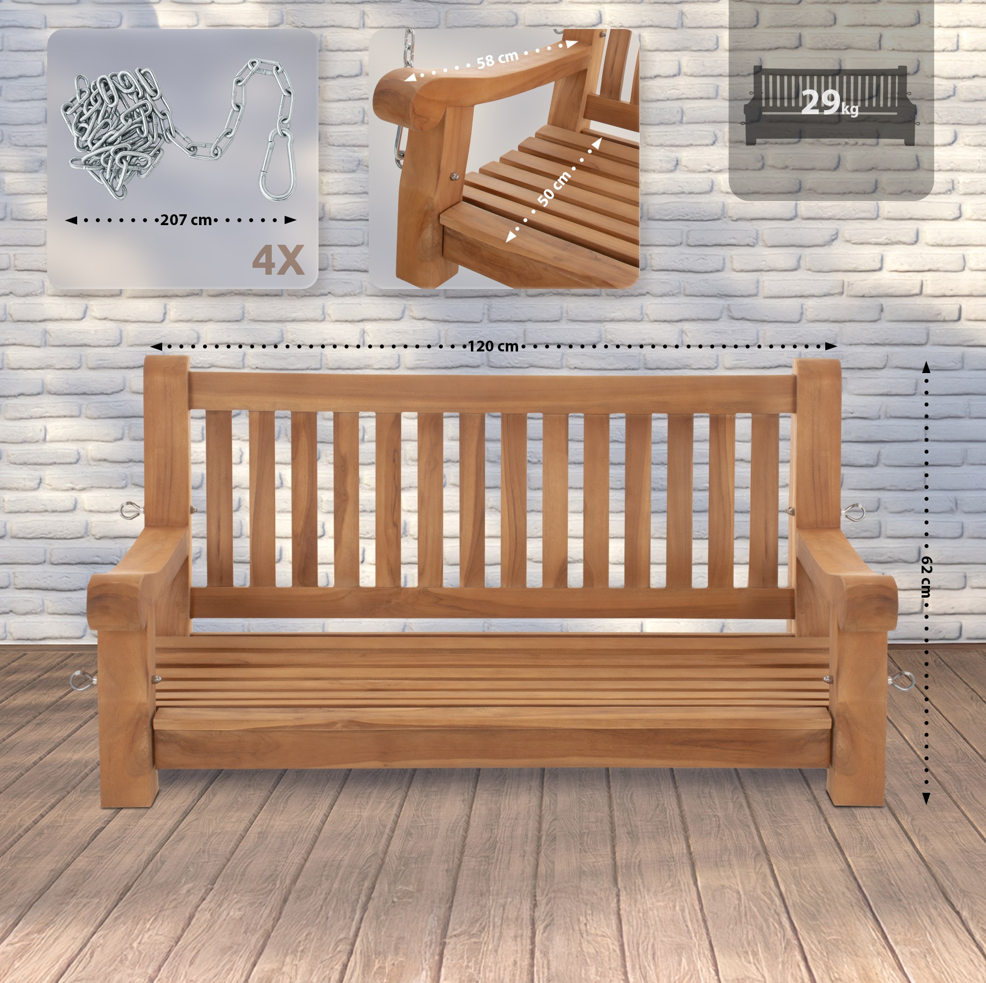 Banc à bascule Joyce