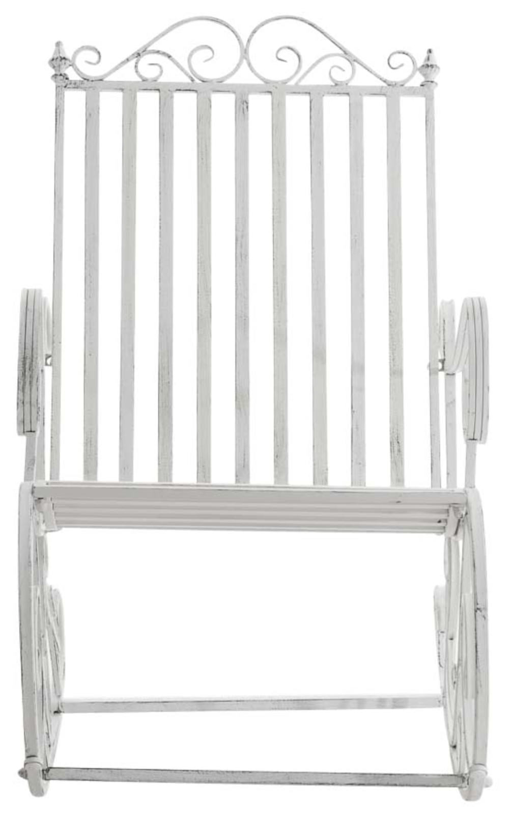 Lot de 2 Fauteuils à bascule d'extérieur Smilla en fer forgé