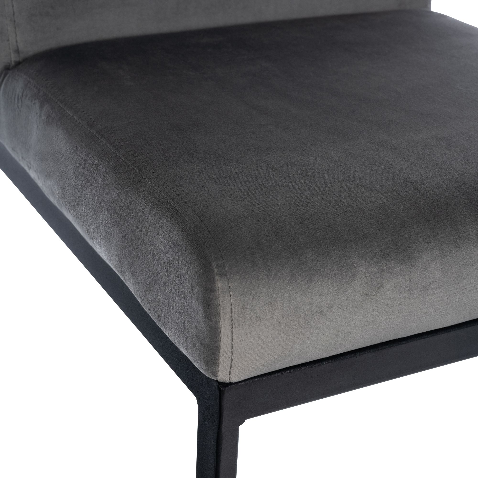 Lot de 2 tabourets de bar Hopewell en velours