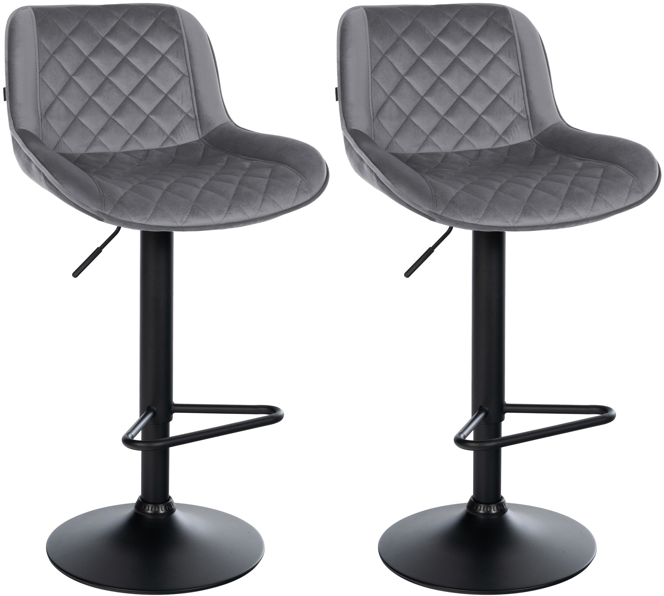 Lot de 2 tabourets de bar Kasson