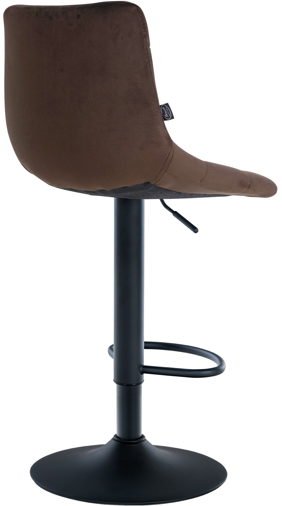 Tabouret de bar Jerry velours