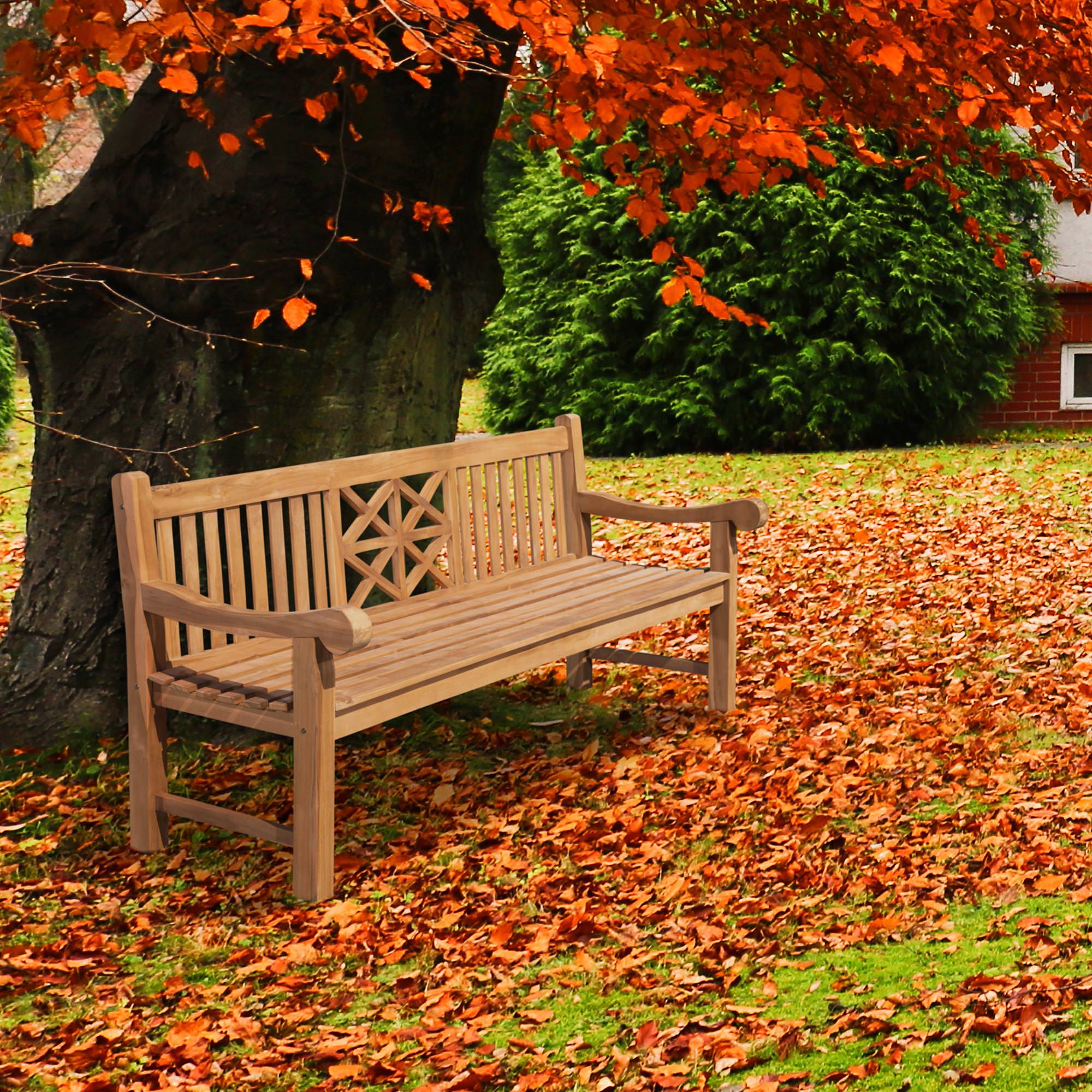 Banc de jardin en bois de teck Florida